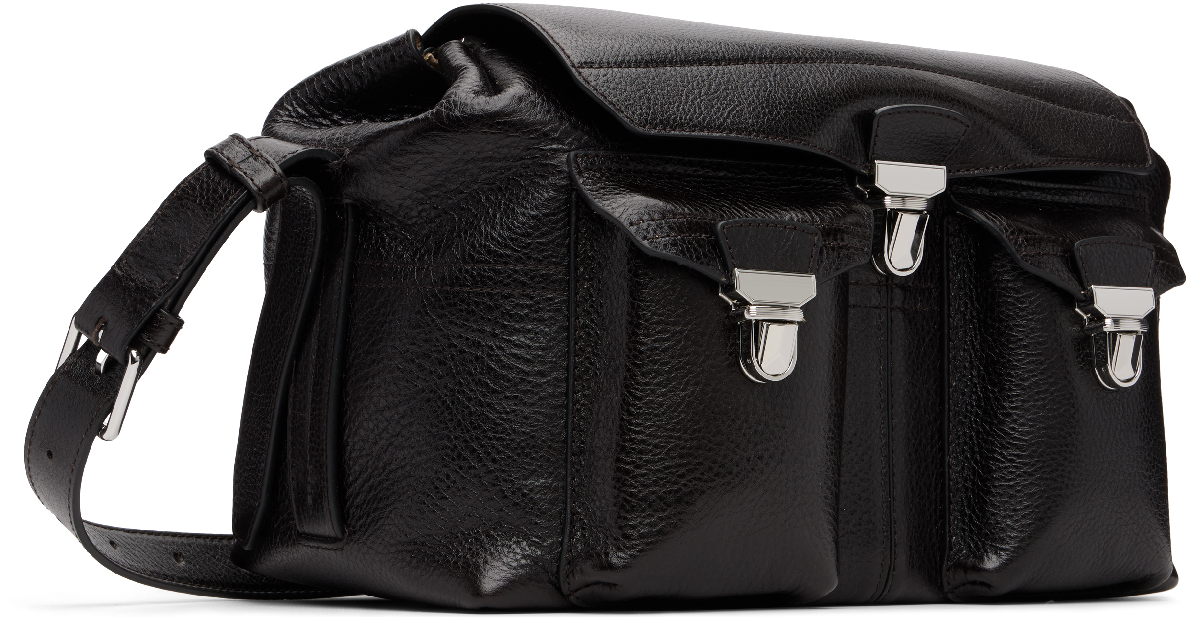 Lemaire Brown Medium Gear Bag In Brown