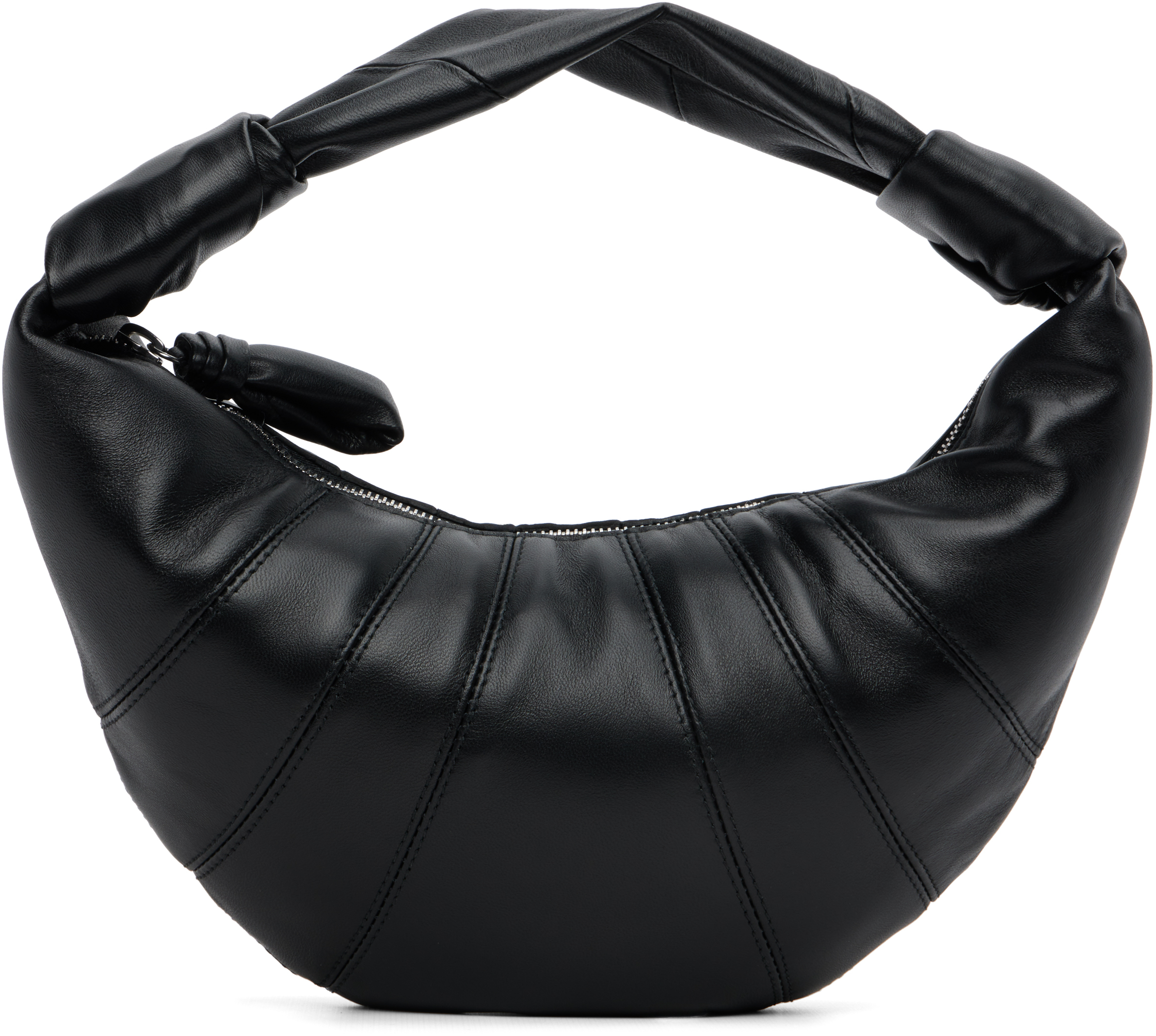 Lemaire Black Mini Fortune Croissant Bag In Black