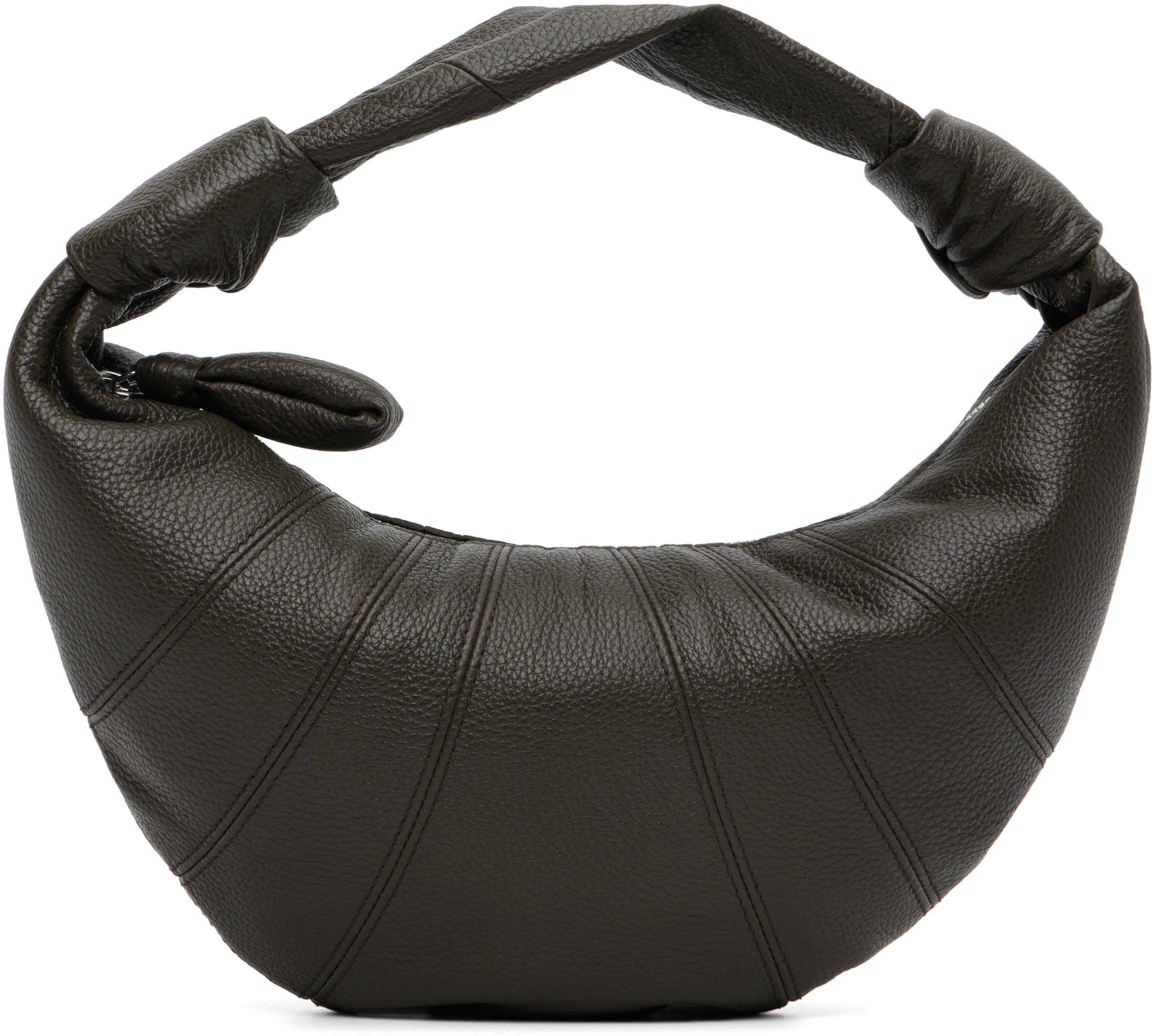 Lemaire Brown Mini Fortune Croissant Bag