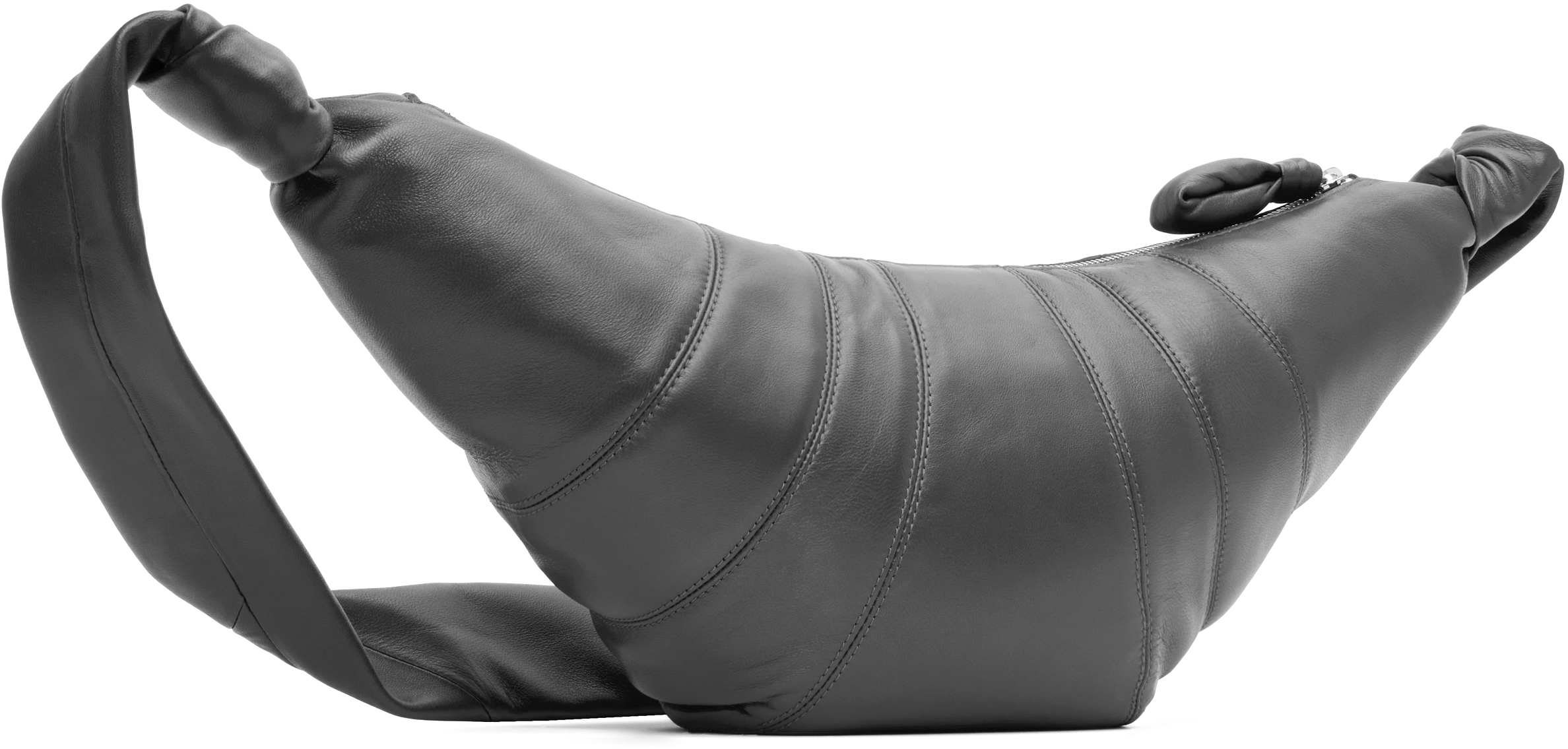 Lemaire Gray Medium Croissant Bag