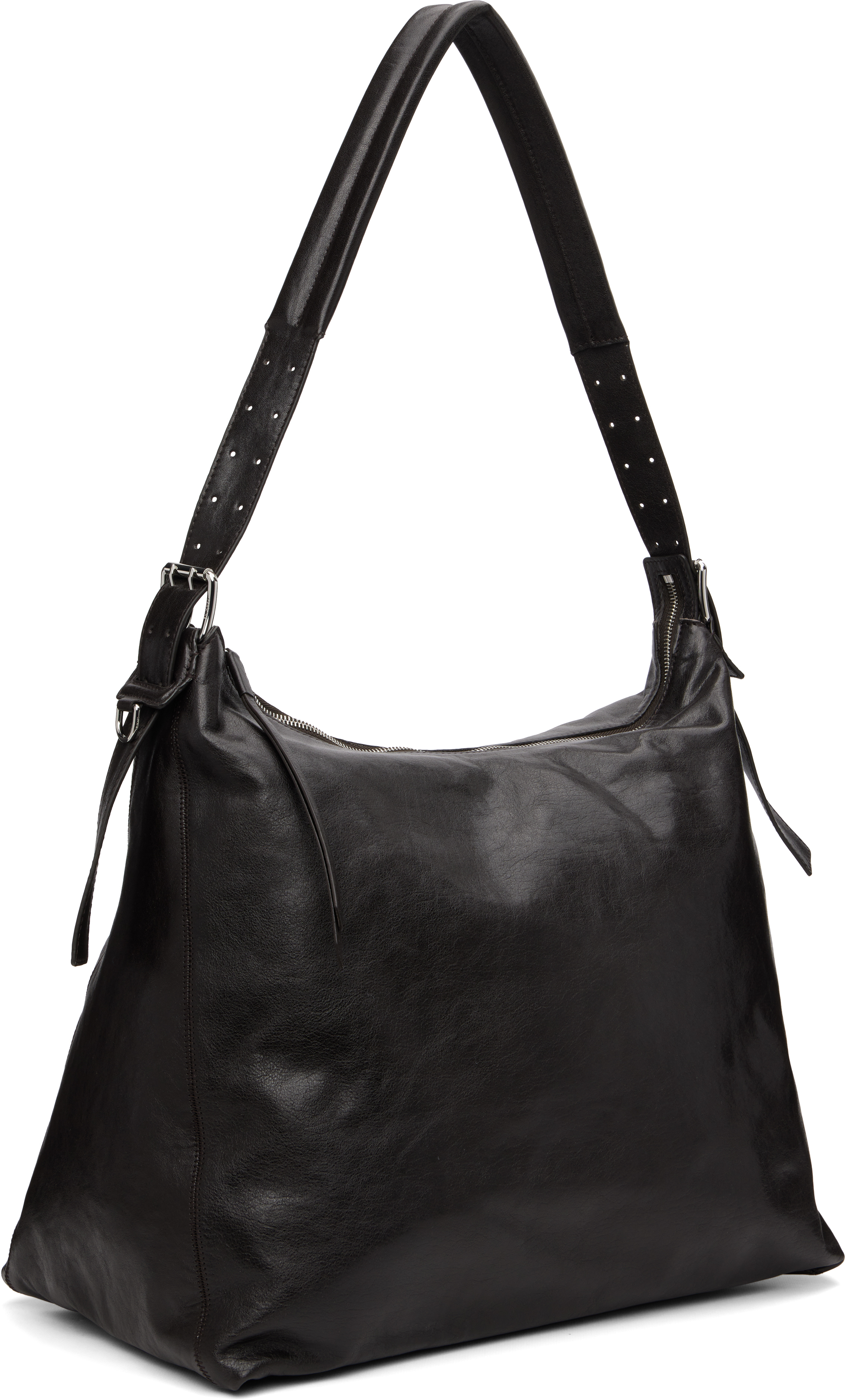 Lemaire Brown Belted Bag In Brown