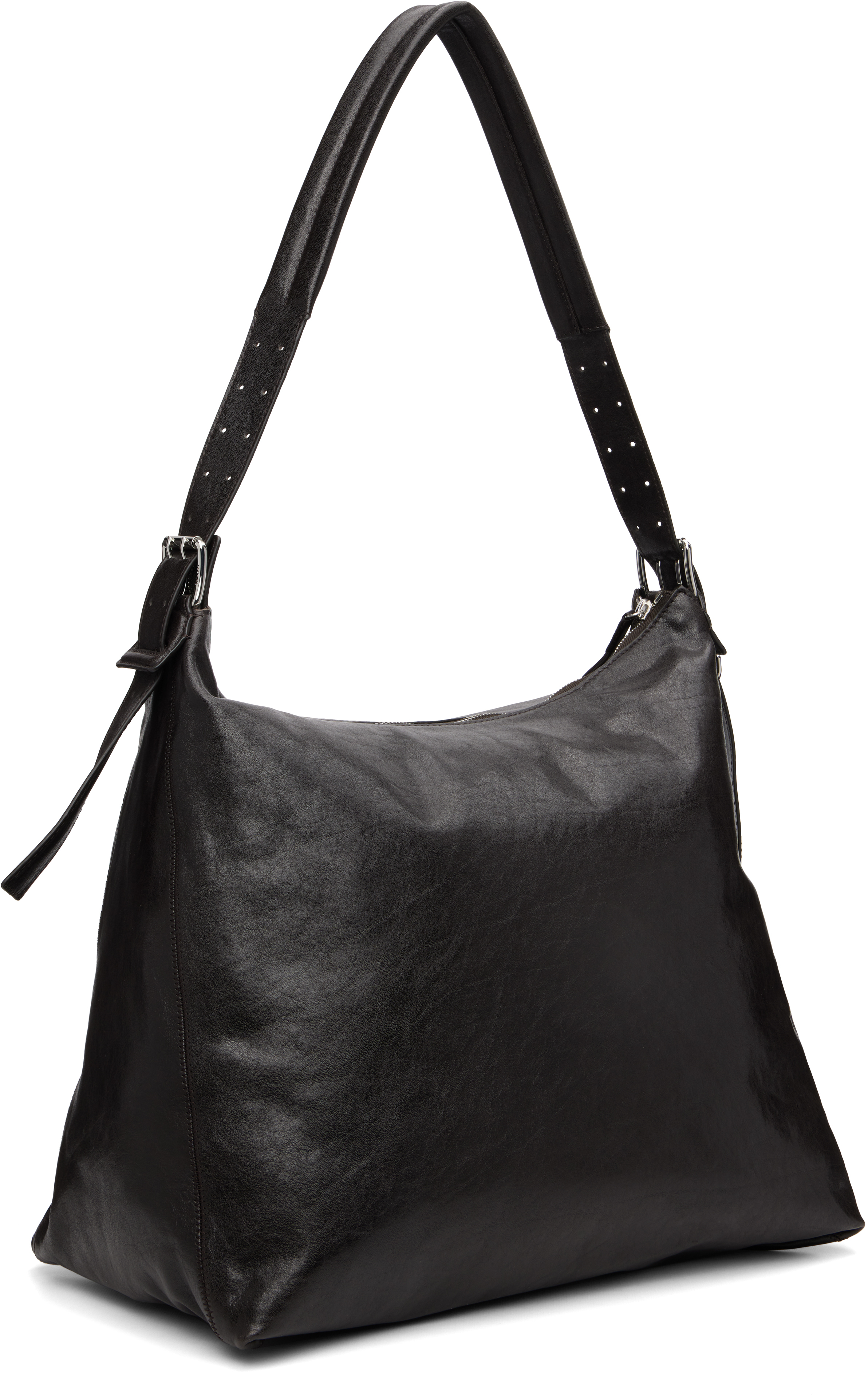 Lemaire Brown Belted Bag In Brown