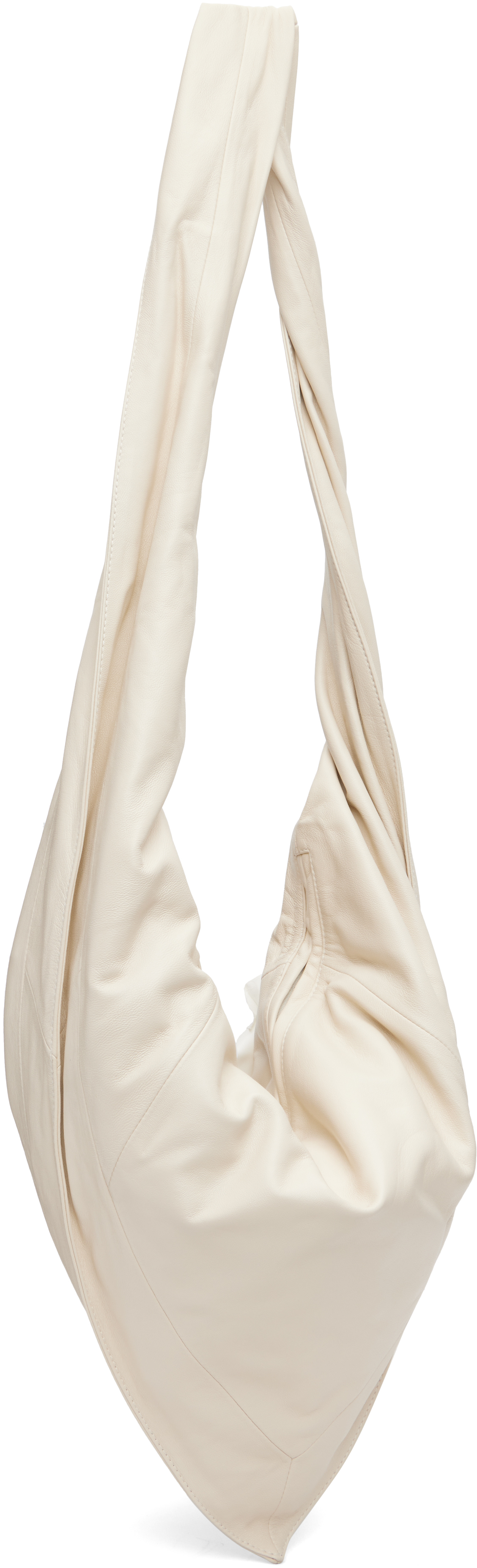 Lemaire Off-white Small Scarf Extended Handle Bag