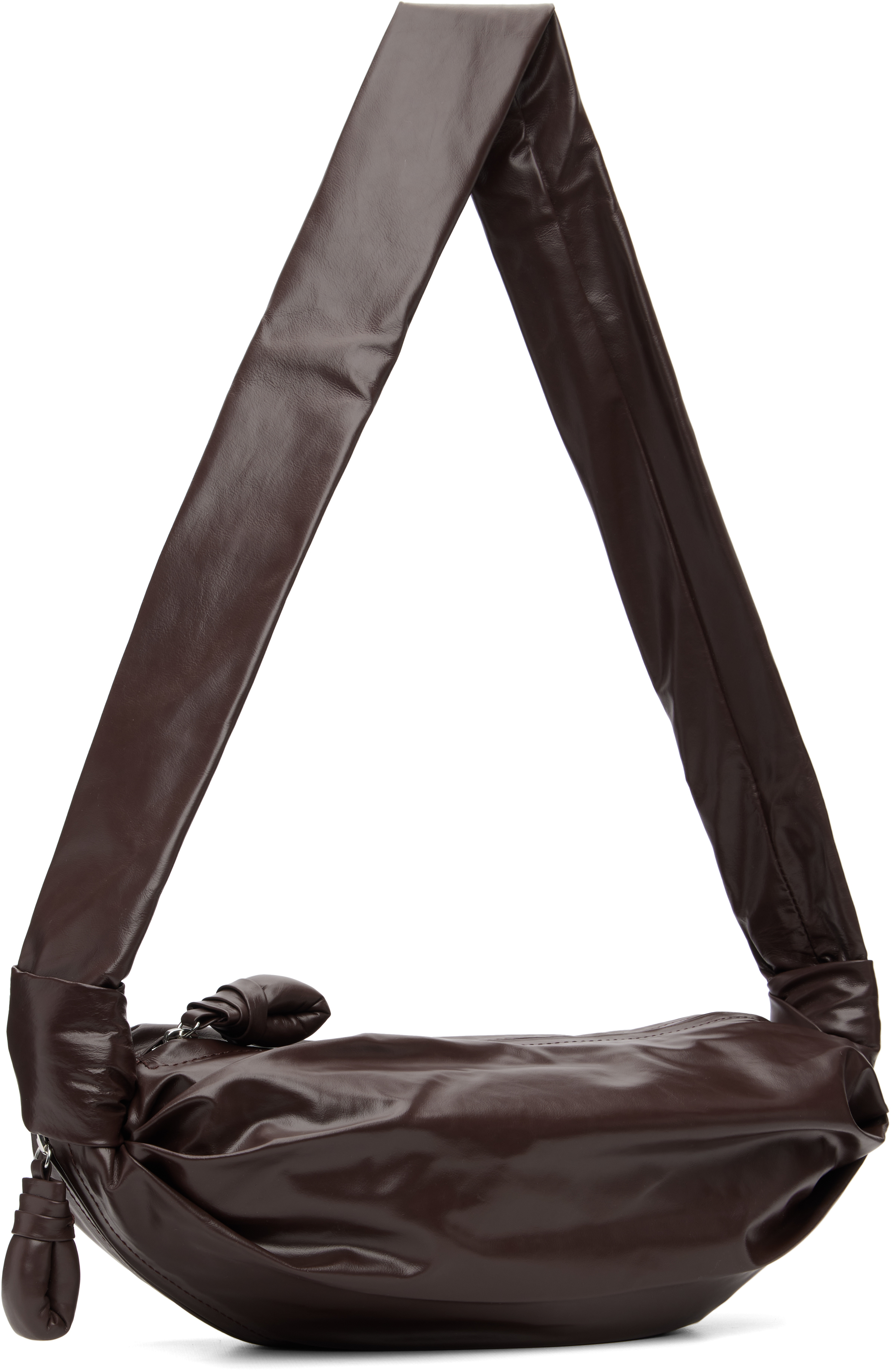 Lemaire Brown Small Soft Croissant Bag