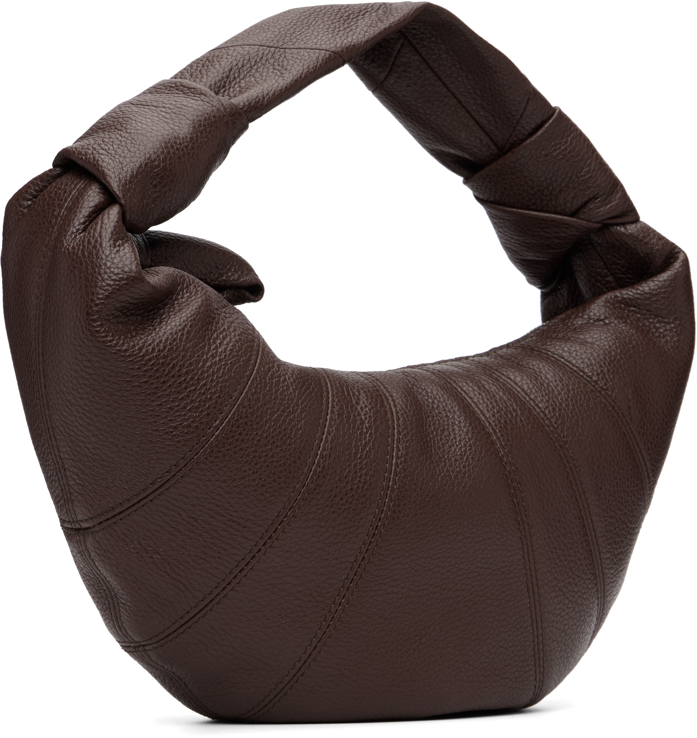 Lemaire Brown Mini Fortune Croissant Bag