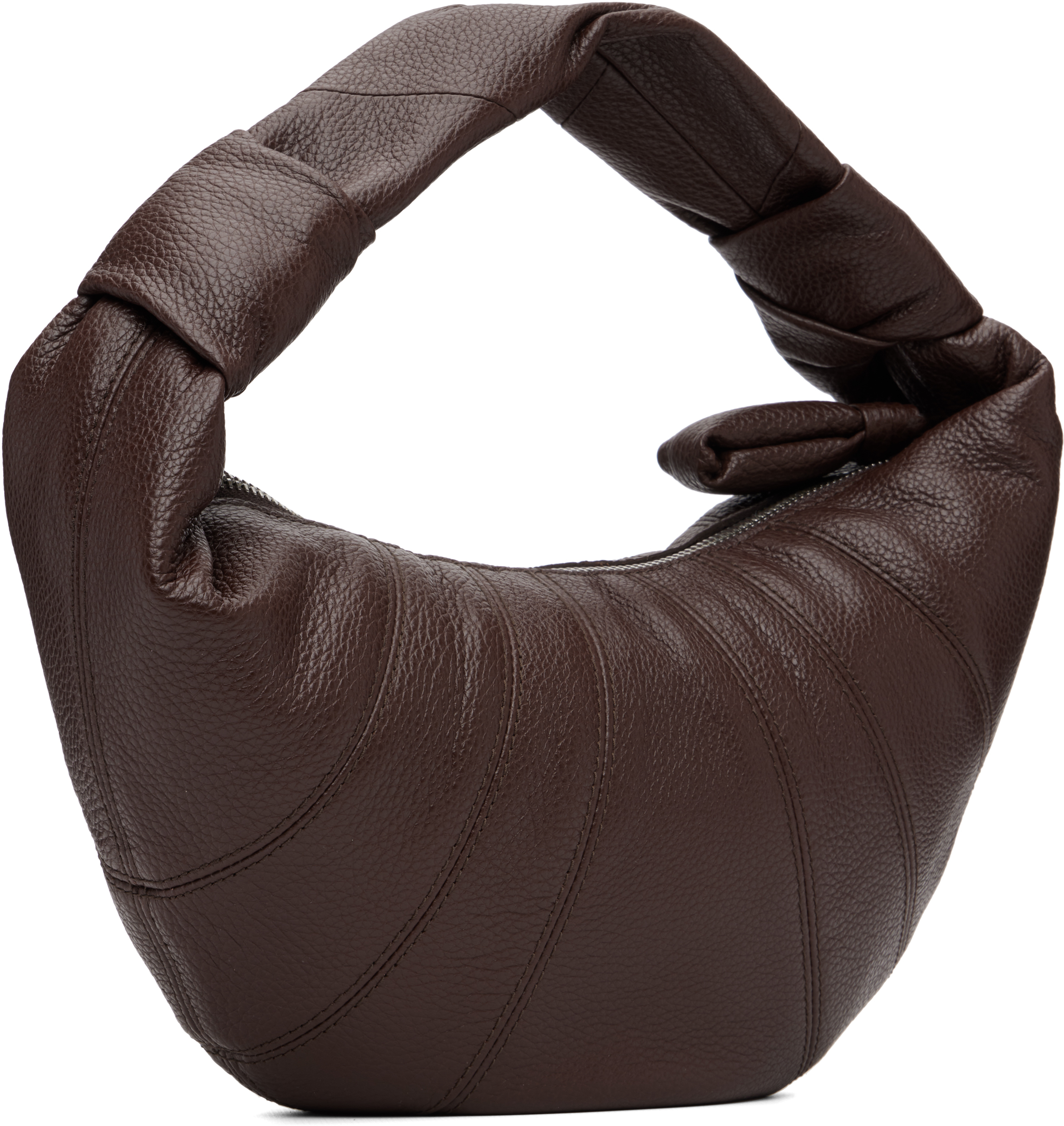 Lemaire Brown Mini Fortune Croissant Bag