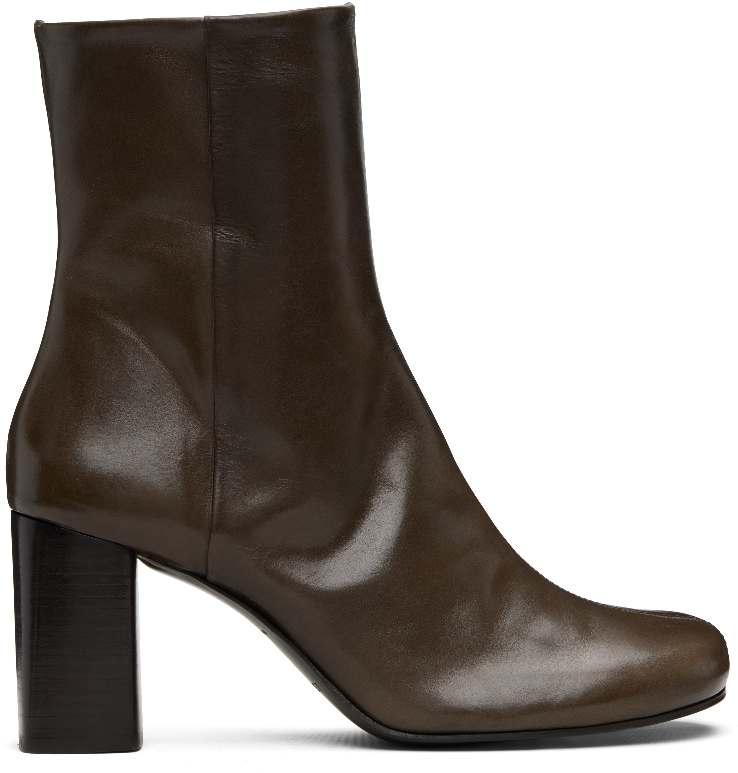 LEMAIRE: Brown Anatomic 80 Boots | SSENSE