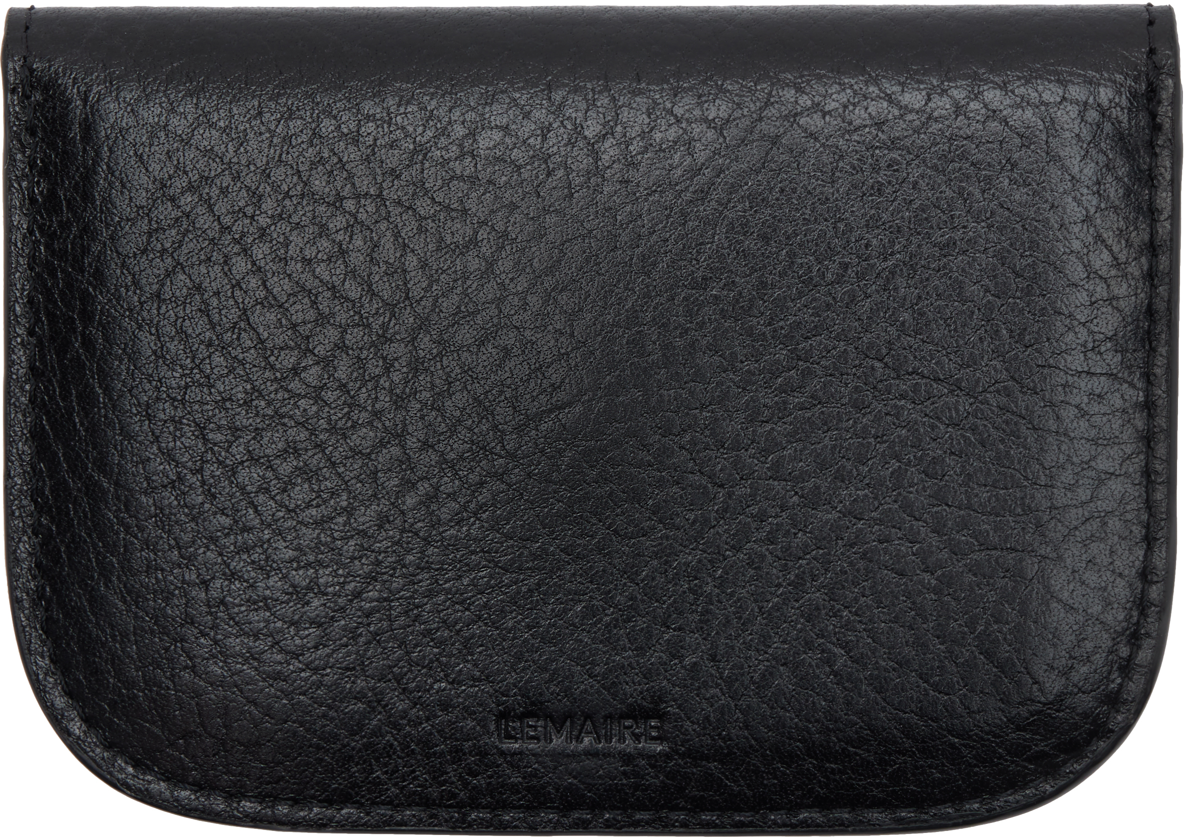 Lemaire Black Soft Tab Card Holder In Black