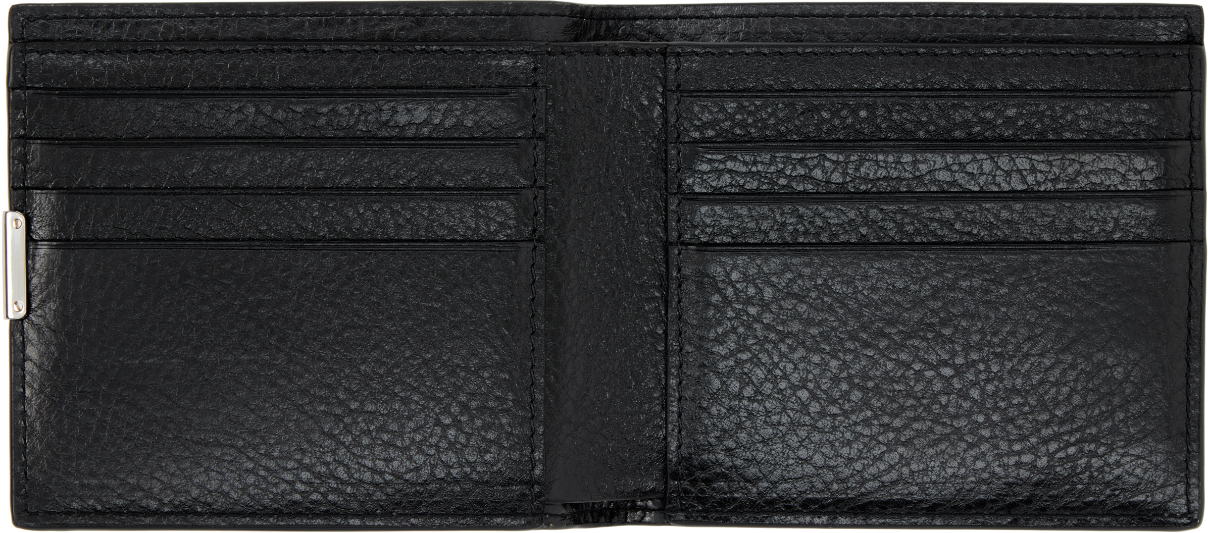 Lemaire Black Soft Tab Bifold Wallet In Black