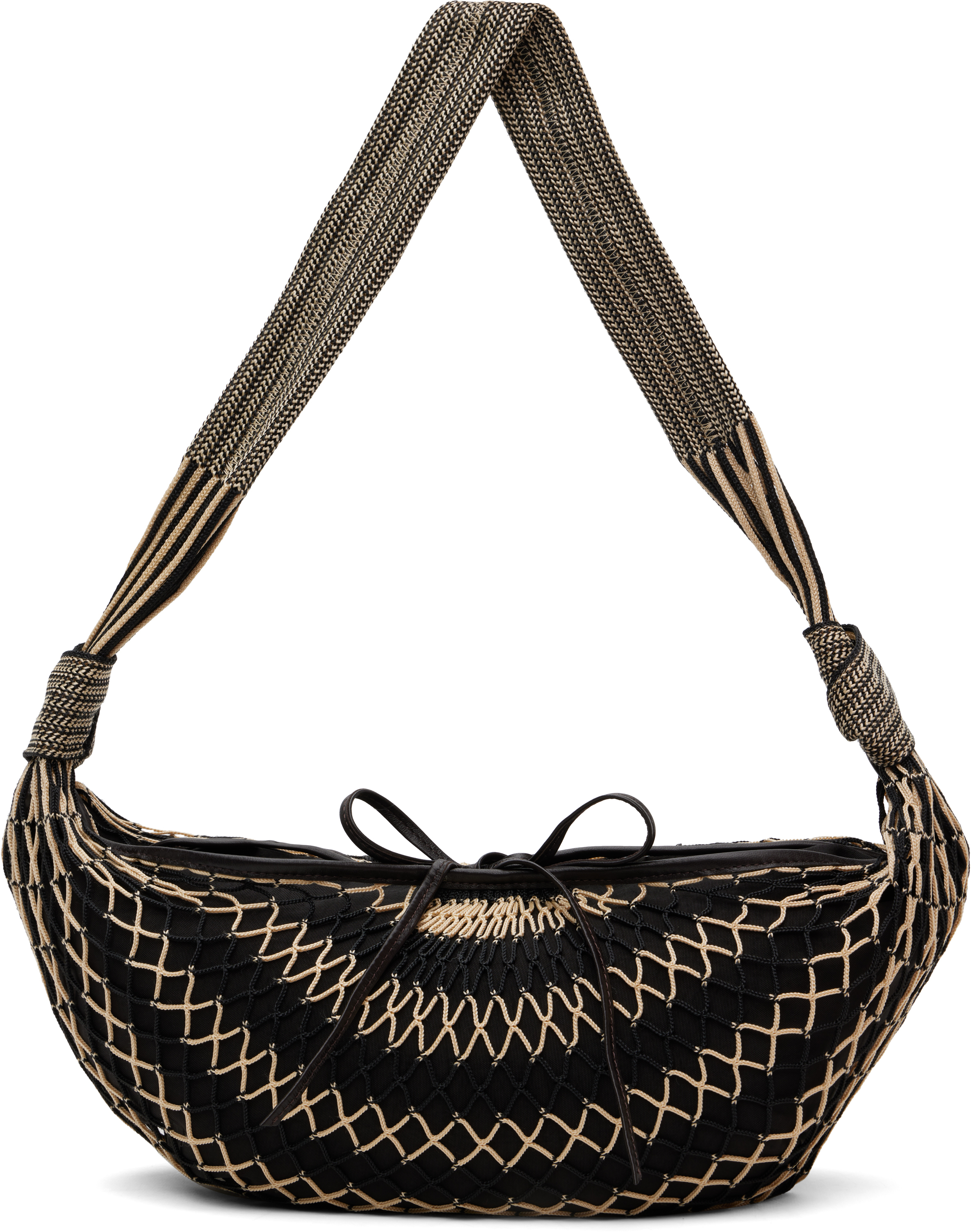 バッグ LEMAIRE CROISSANT FILT BAG LEMAIRE x Filt Croissant Bag | Black | FARFETCH