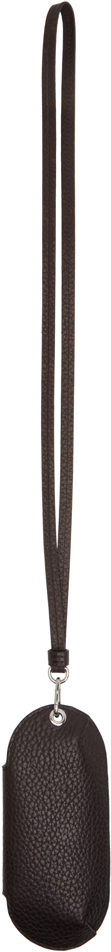 Lemaire Brown Bell Glasses Holder Pouch