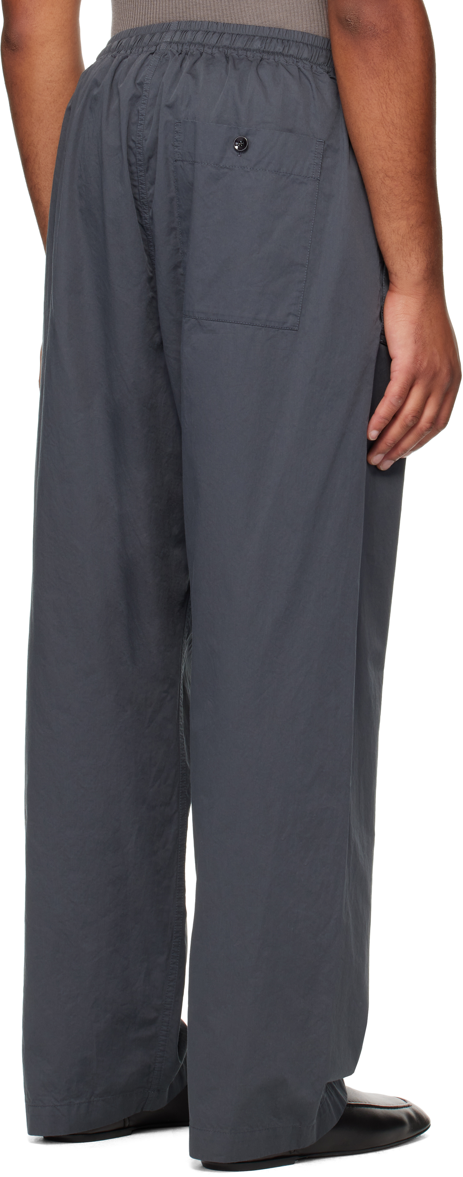 Lemaire Gray Pyjama Trousers In Multi