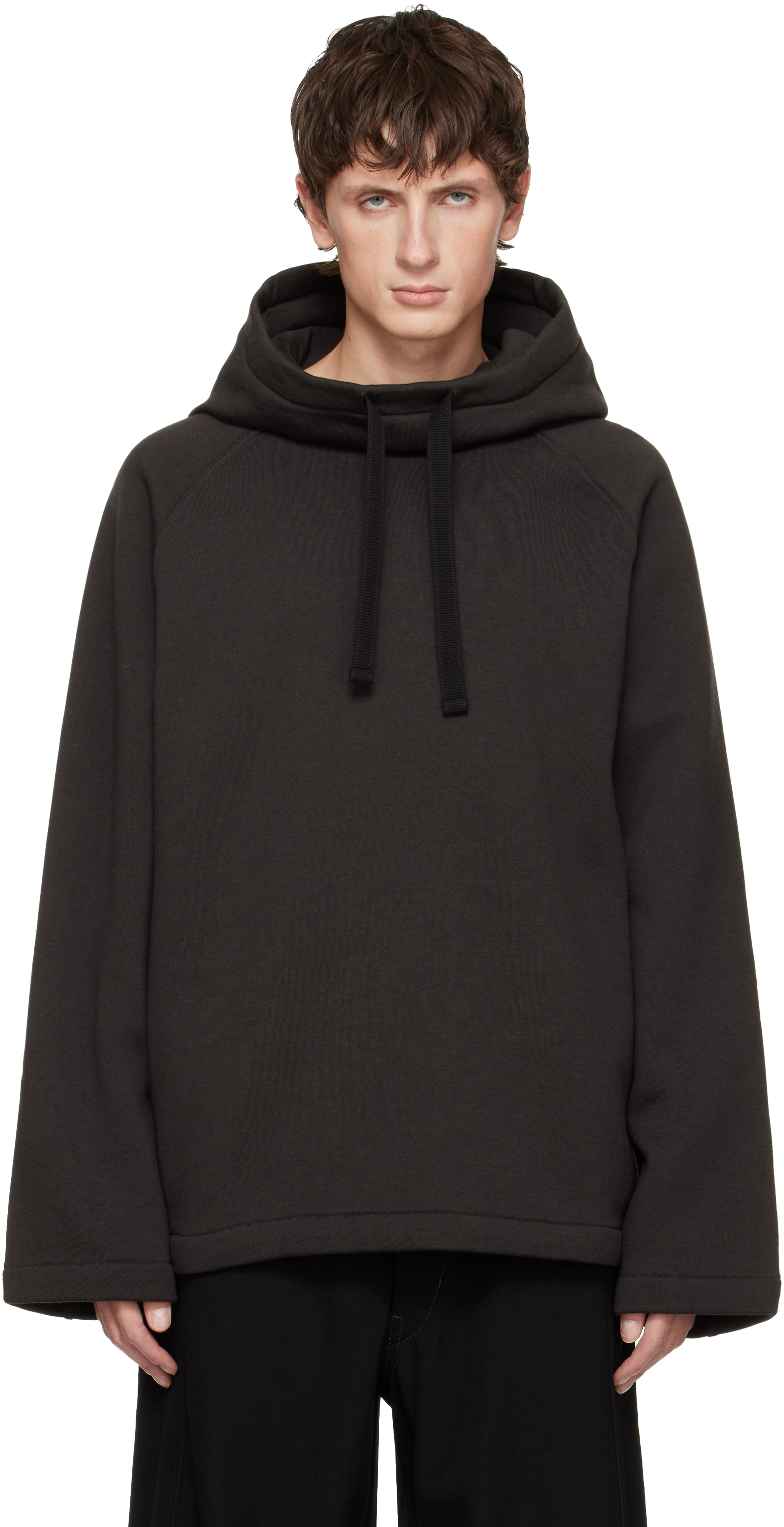 LEMAIREのブラック 'Hooded Top' フーディがセール中