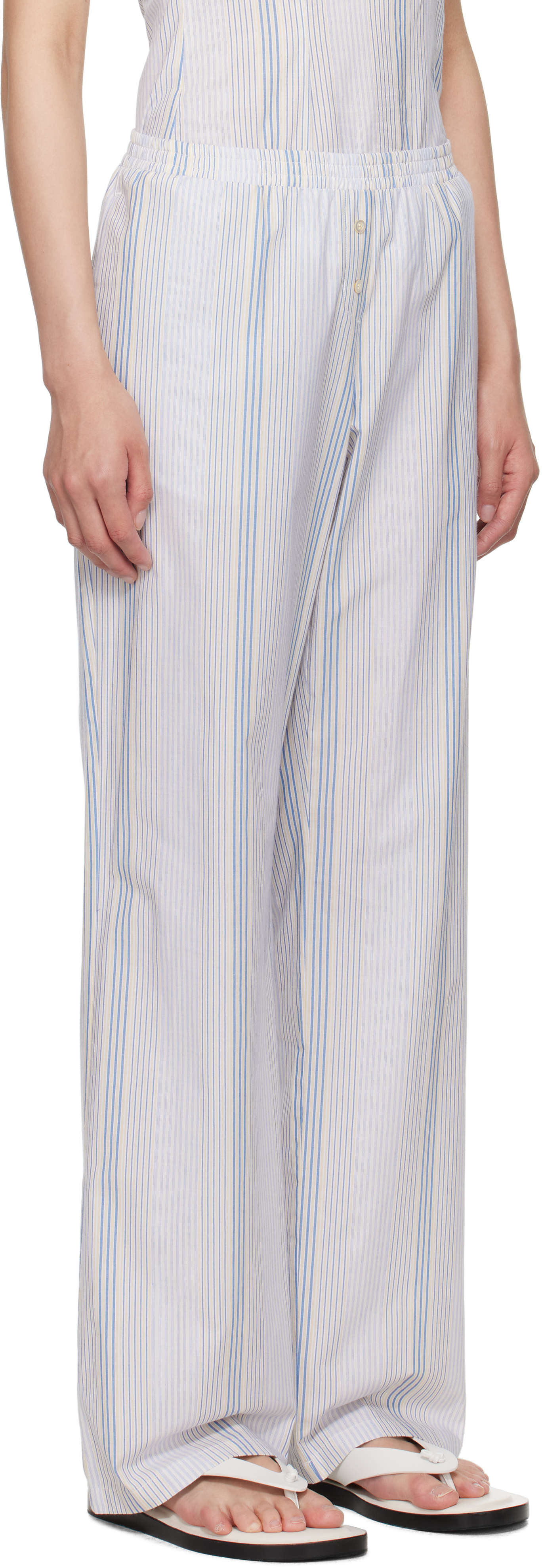 Paloma Wool Kimoto Organic Cotton Blend Pants In Multi