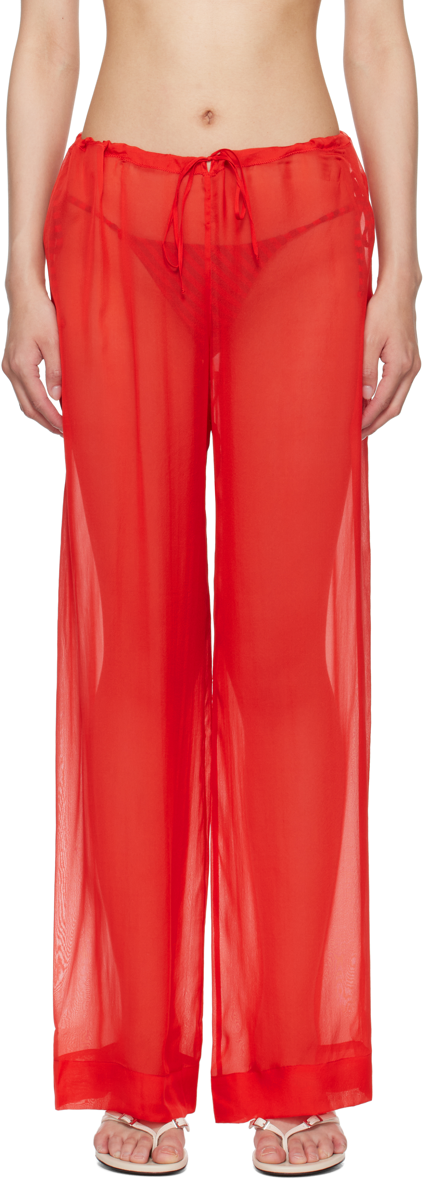 Red Nag-nag Lounge Pants