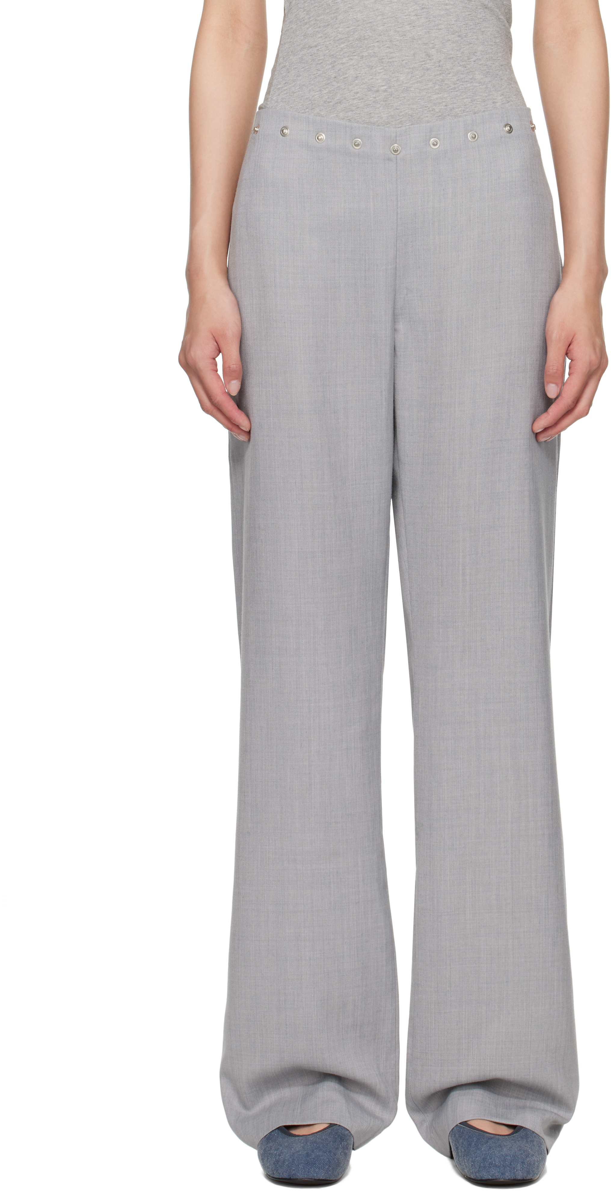 Gray Dain Snaps Trousers