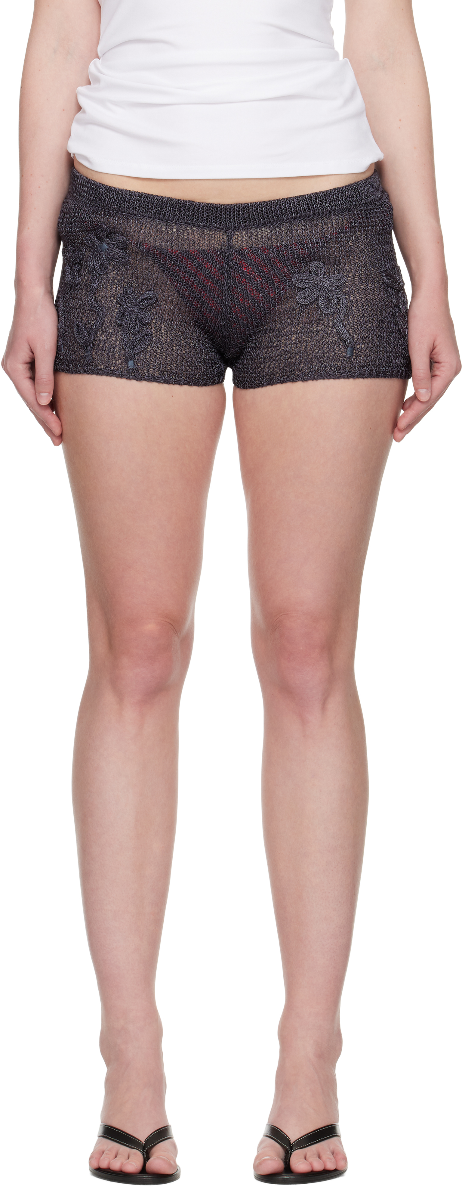 Paloma Wool: Gray Jed Shorts | SSENSE