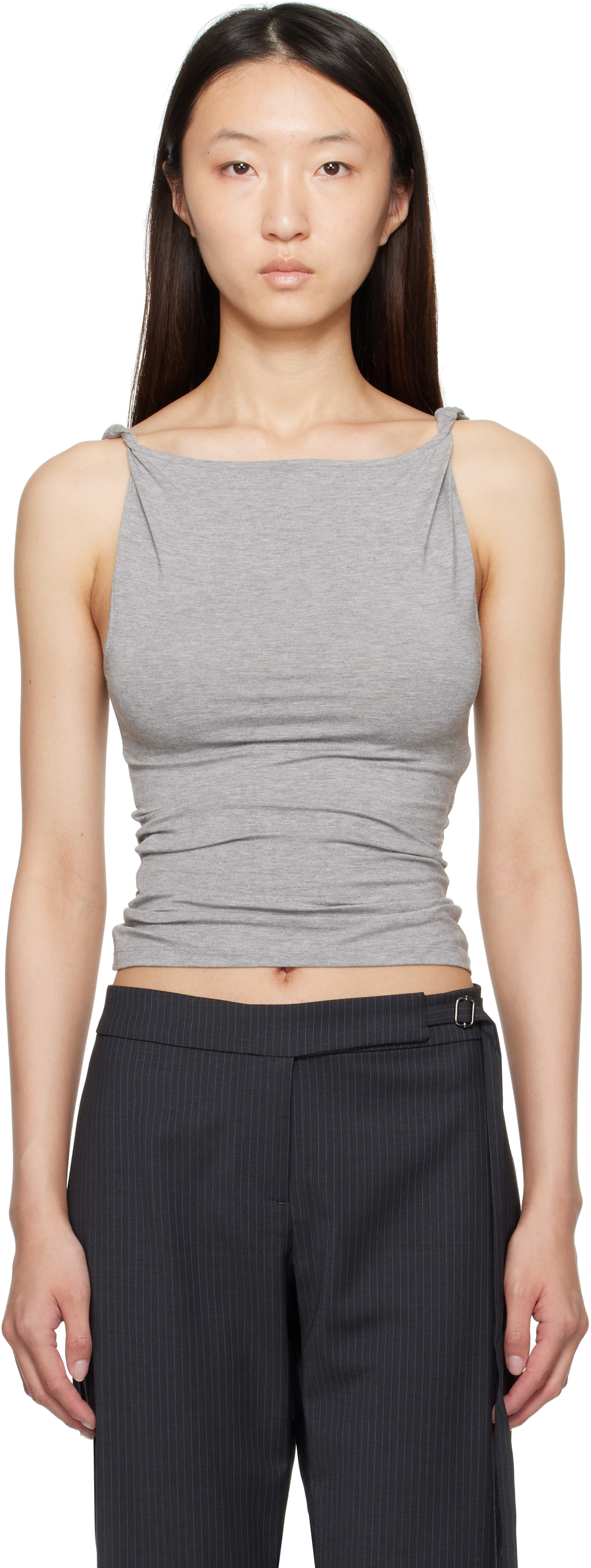 Gray Simp Tank Top