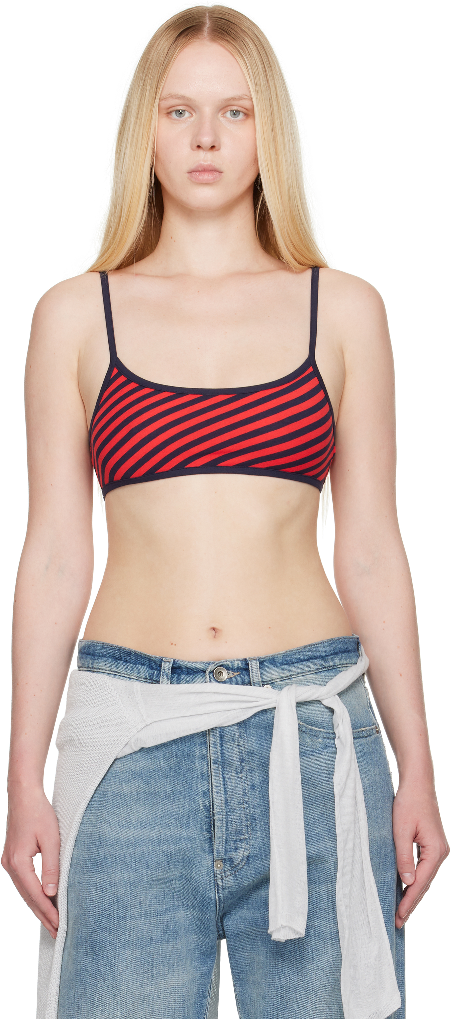 Paloma Wool Striped Top In Red