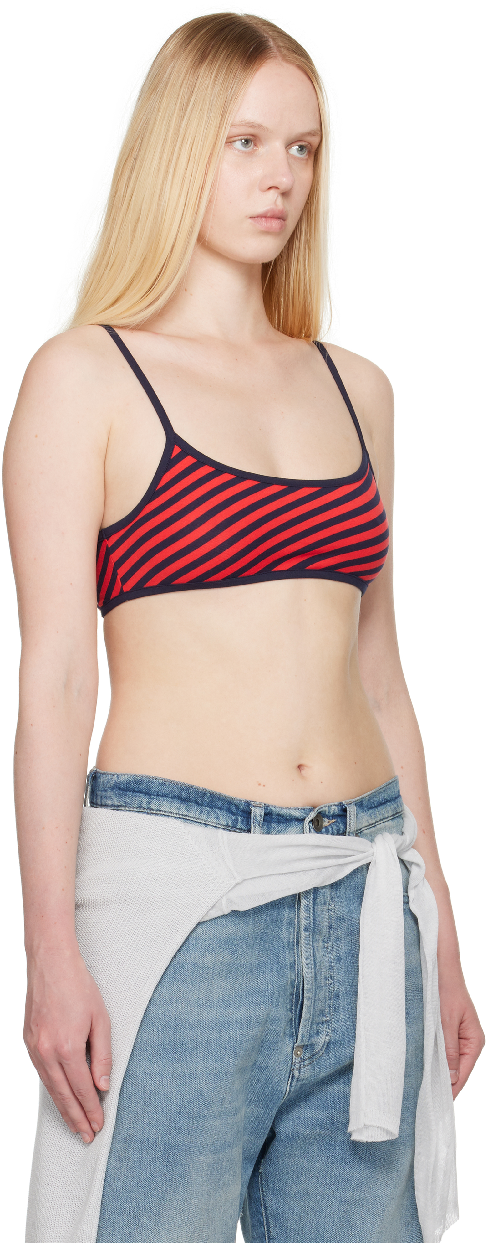 Paloma Wool Striped Top In Red