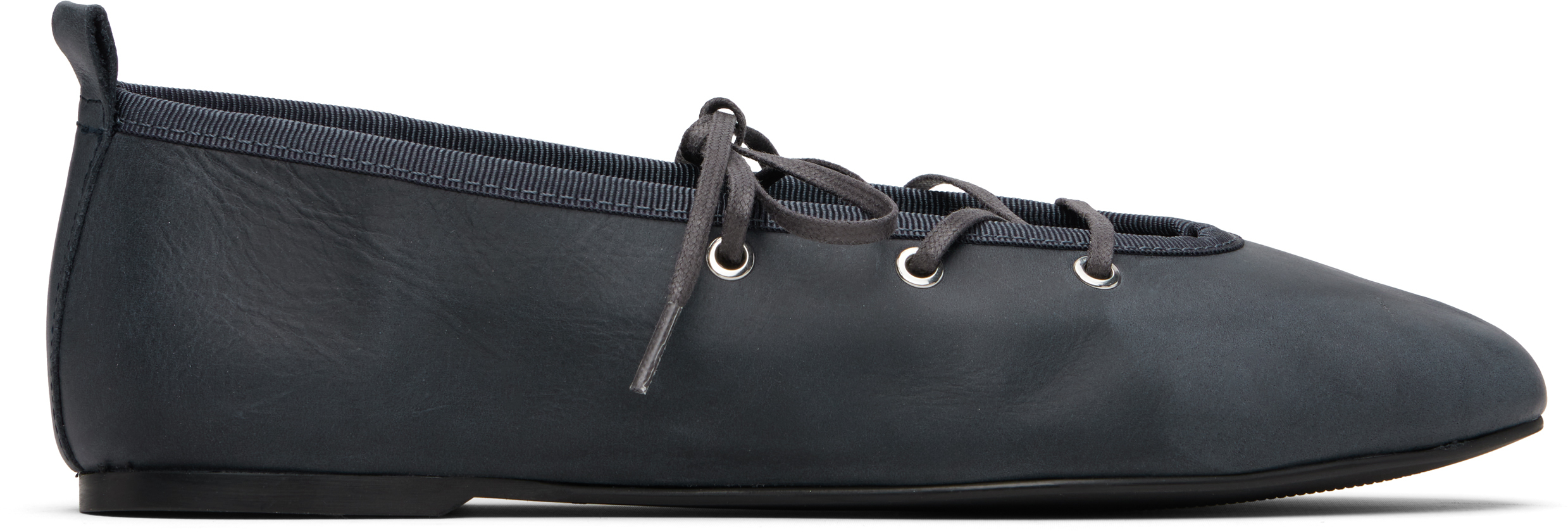 Gray Pina Ballerina Flats