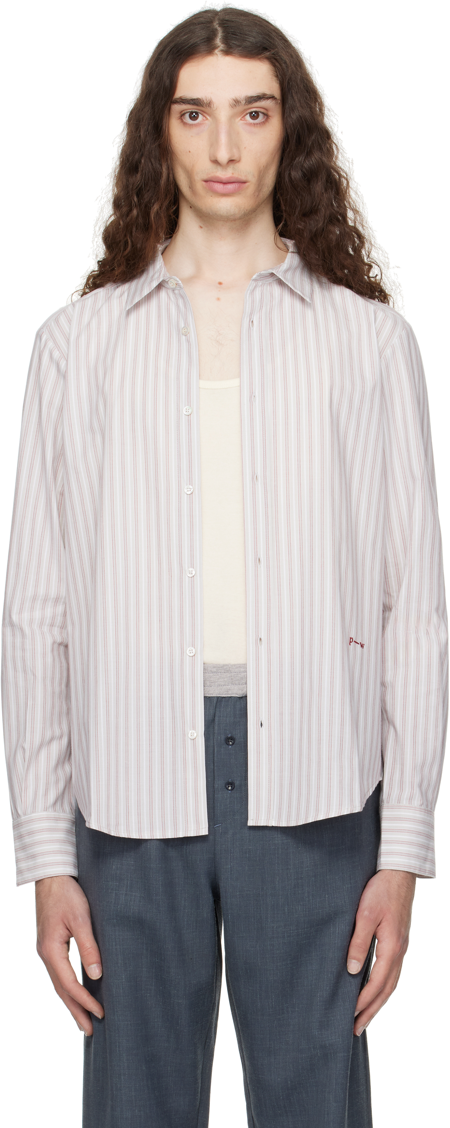 Gray & Red Zigo Shirt