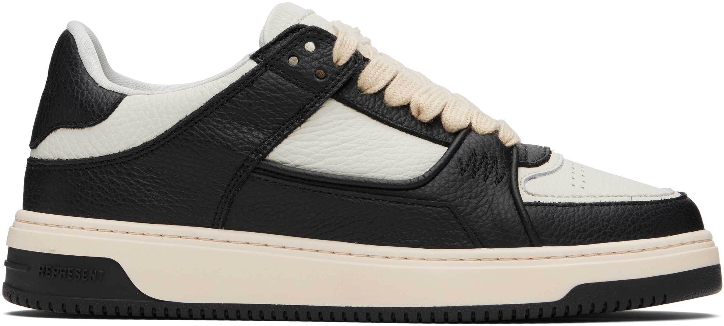 Black & Off-White Apex Sneakers