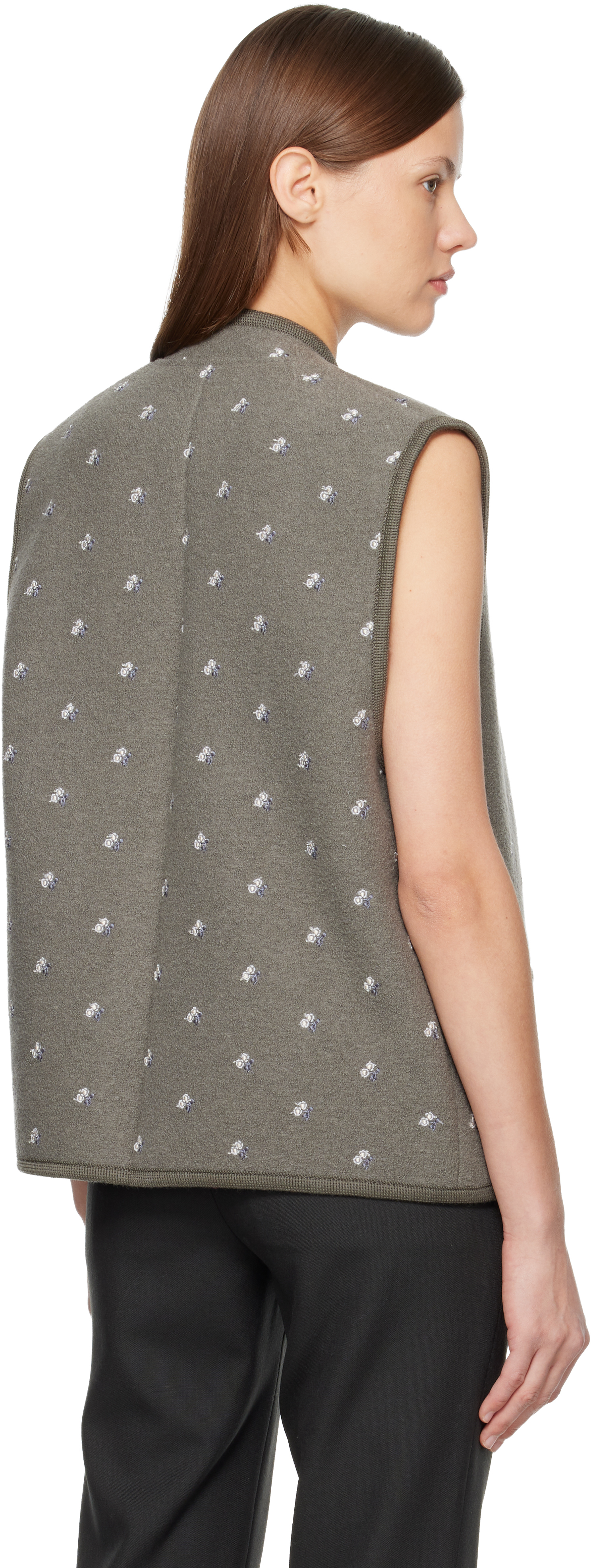 Rier Gray Walker Vest In Gray