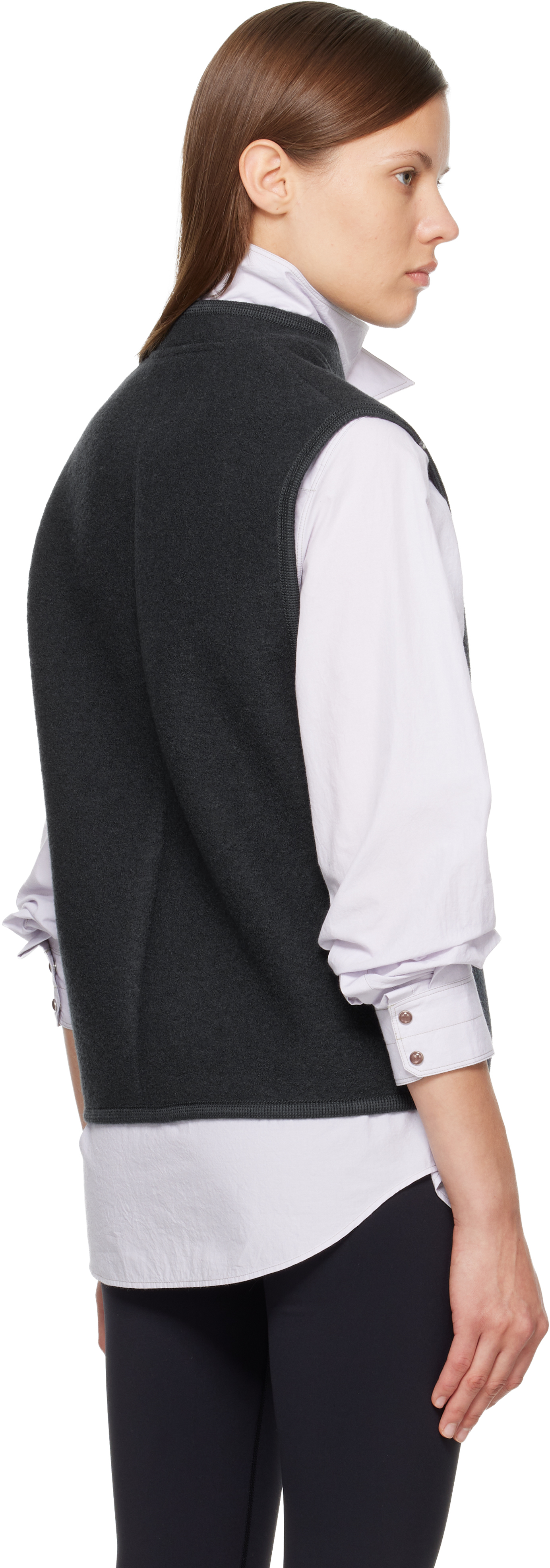 Rier Black Walker Vest In Black