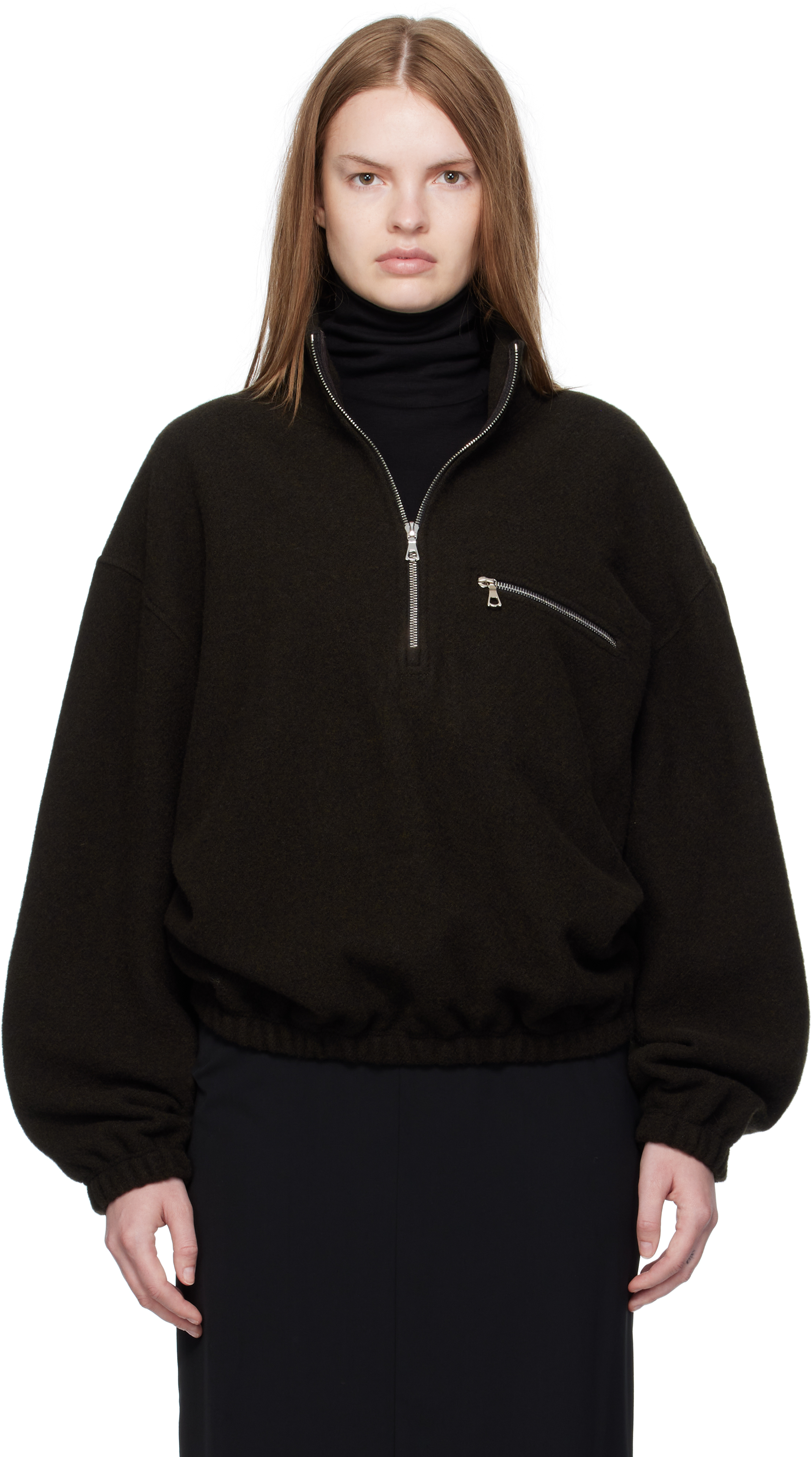 RIER フリースショートパンツ グレー Rierのグレー フリース プル