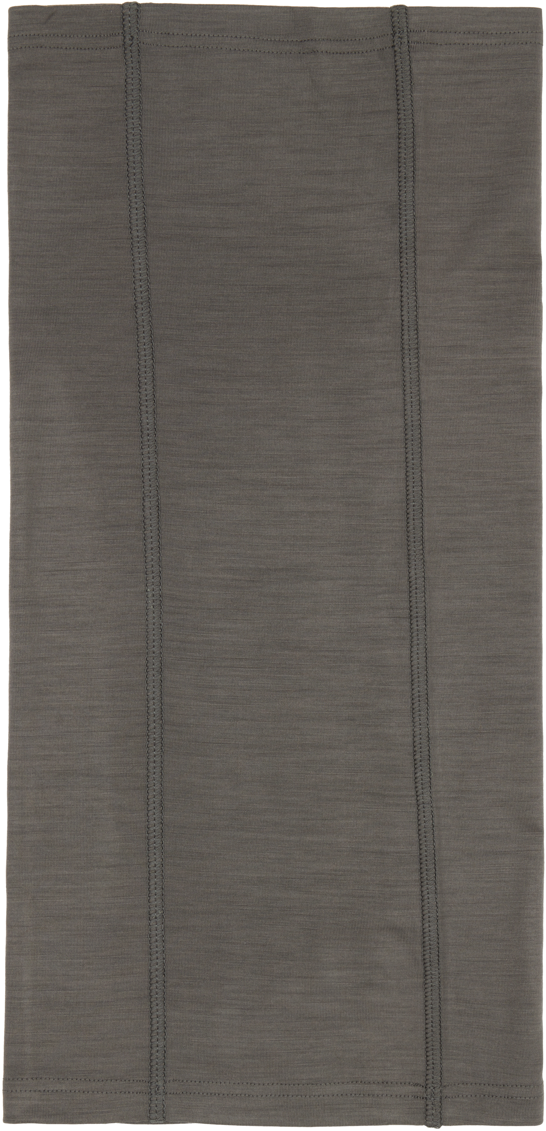 Rier Gray Cache-cou Jersey Wool Neck Warmer In Gray