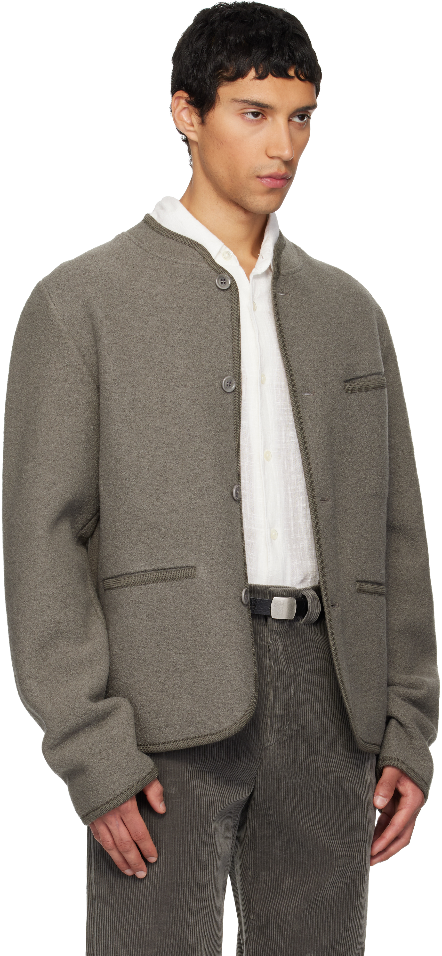 Rier Walker Jacket In Gray