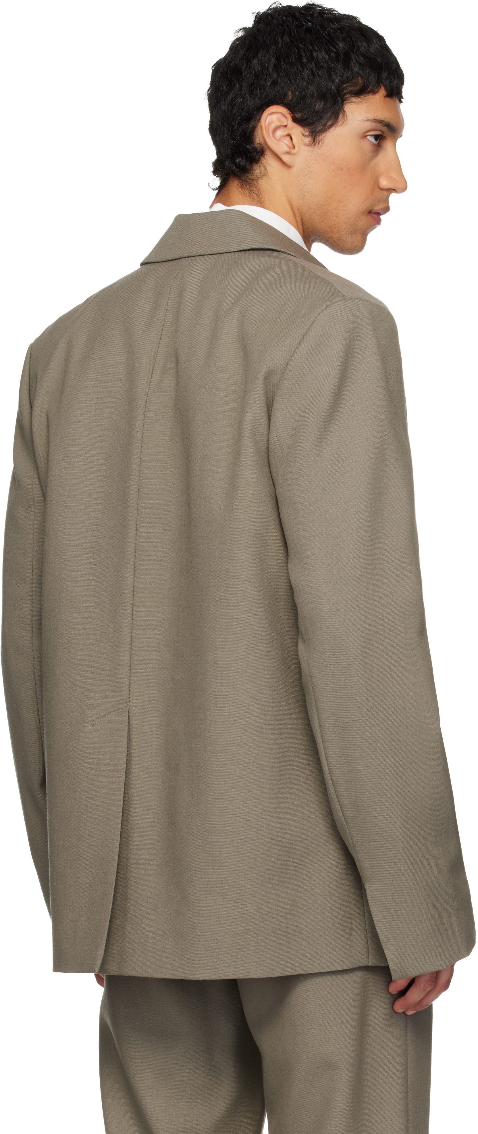 Rier Flap Pockets Jacket In Gold