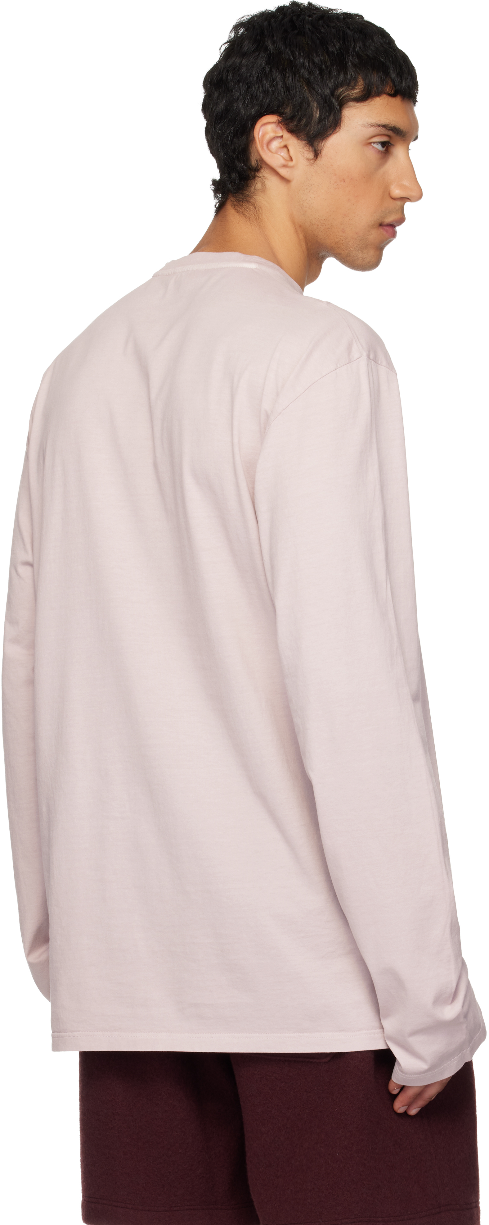 Rier Pink Roundneck Jersey Cotton T-shirt In Pink