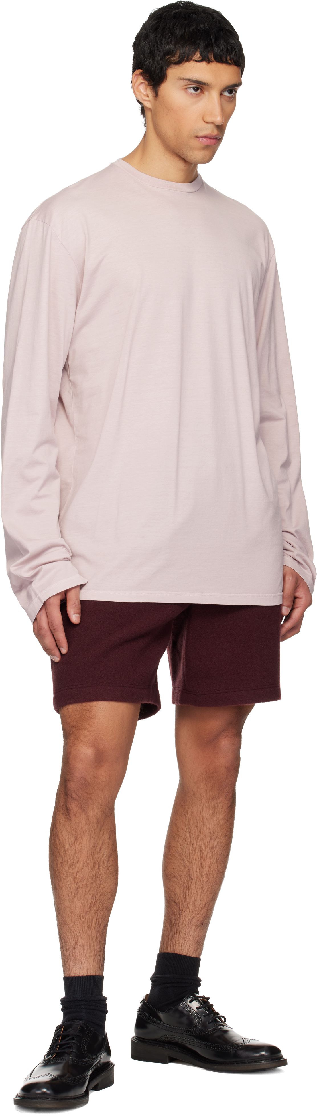 Rier Pink Roundneck Jersey Cotton T-shirt In Pink