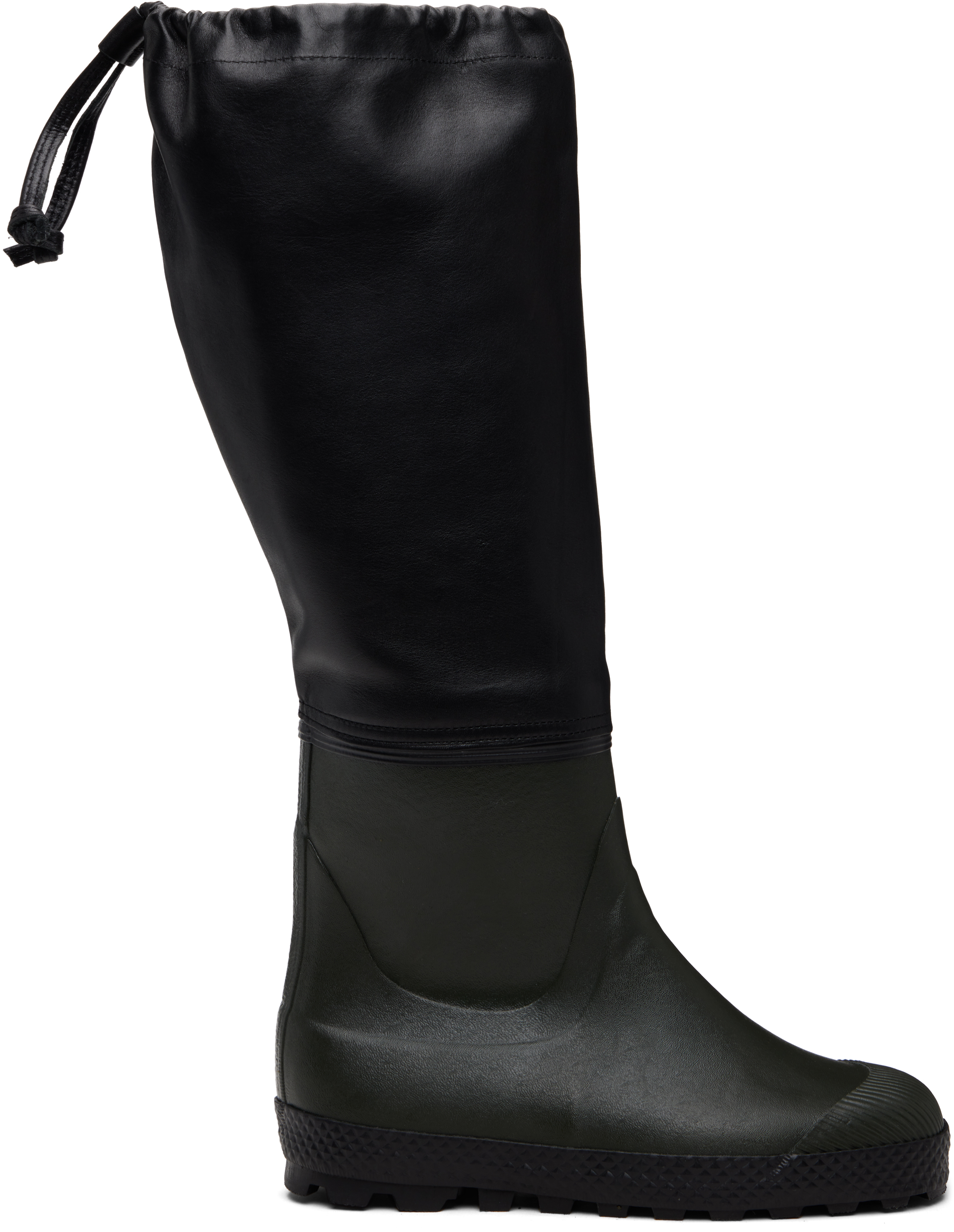 RIER （リア）farmer レインブーツ 42 Rier: Green & Black Farmer Rain Boots | SSENSE