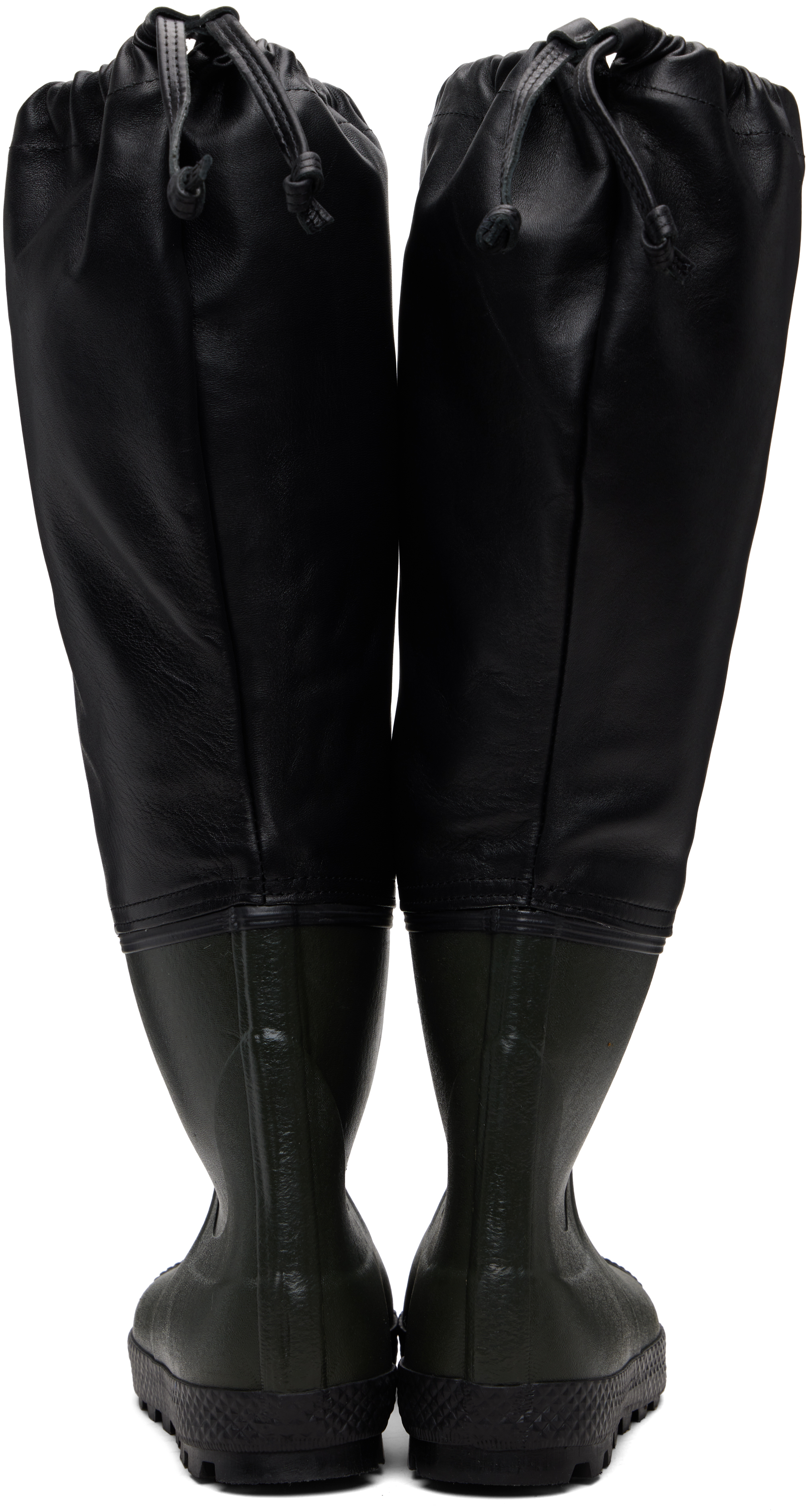 Rier Farmer Rain High Boots In Black