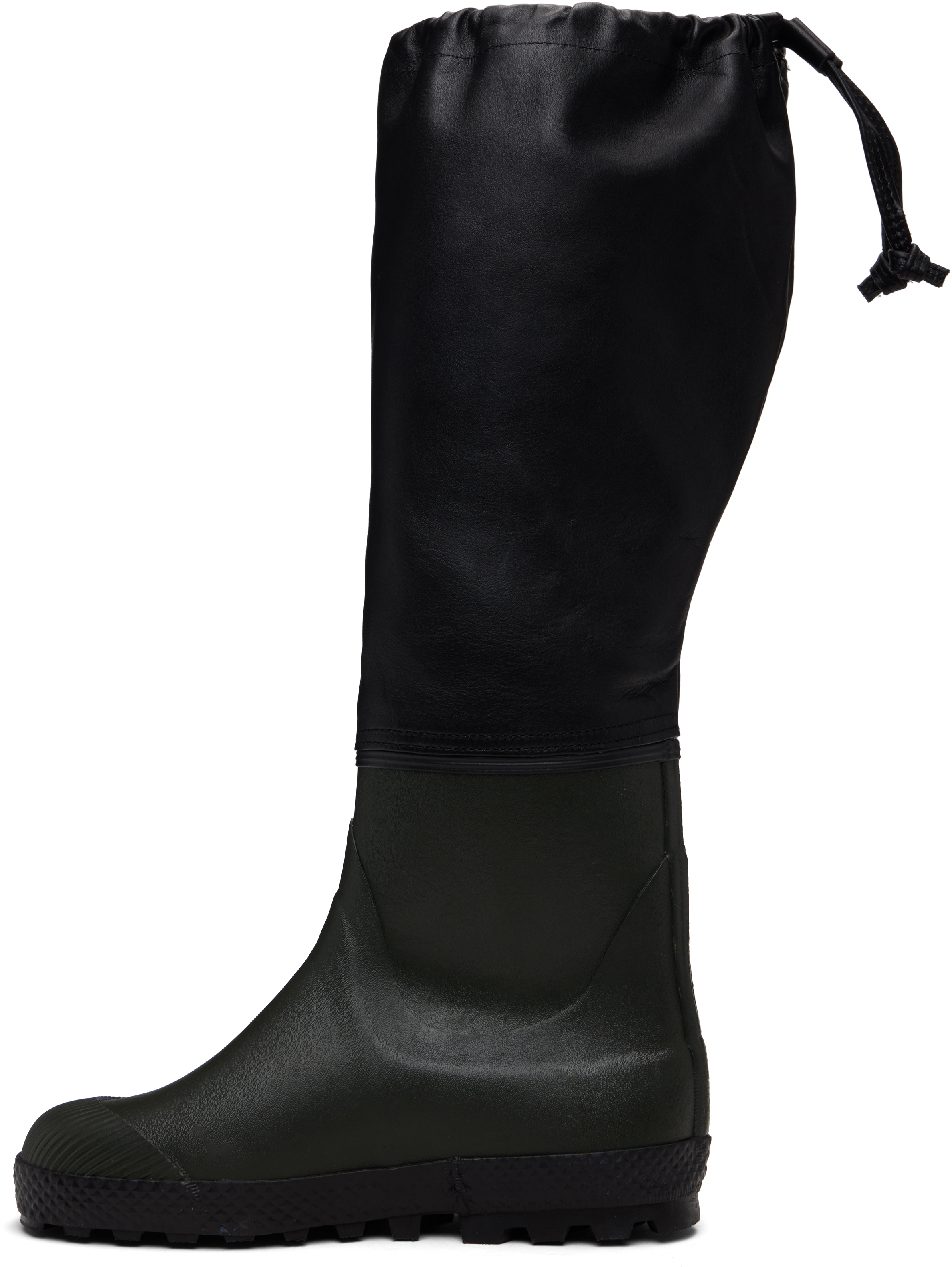 Rier Farmer Rain High Boots In Black