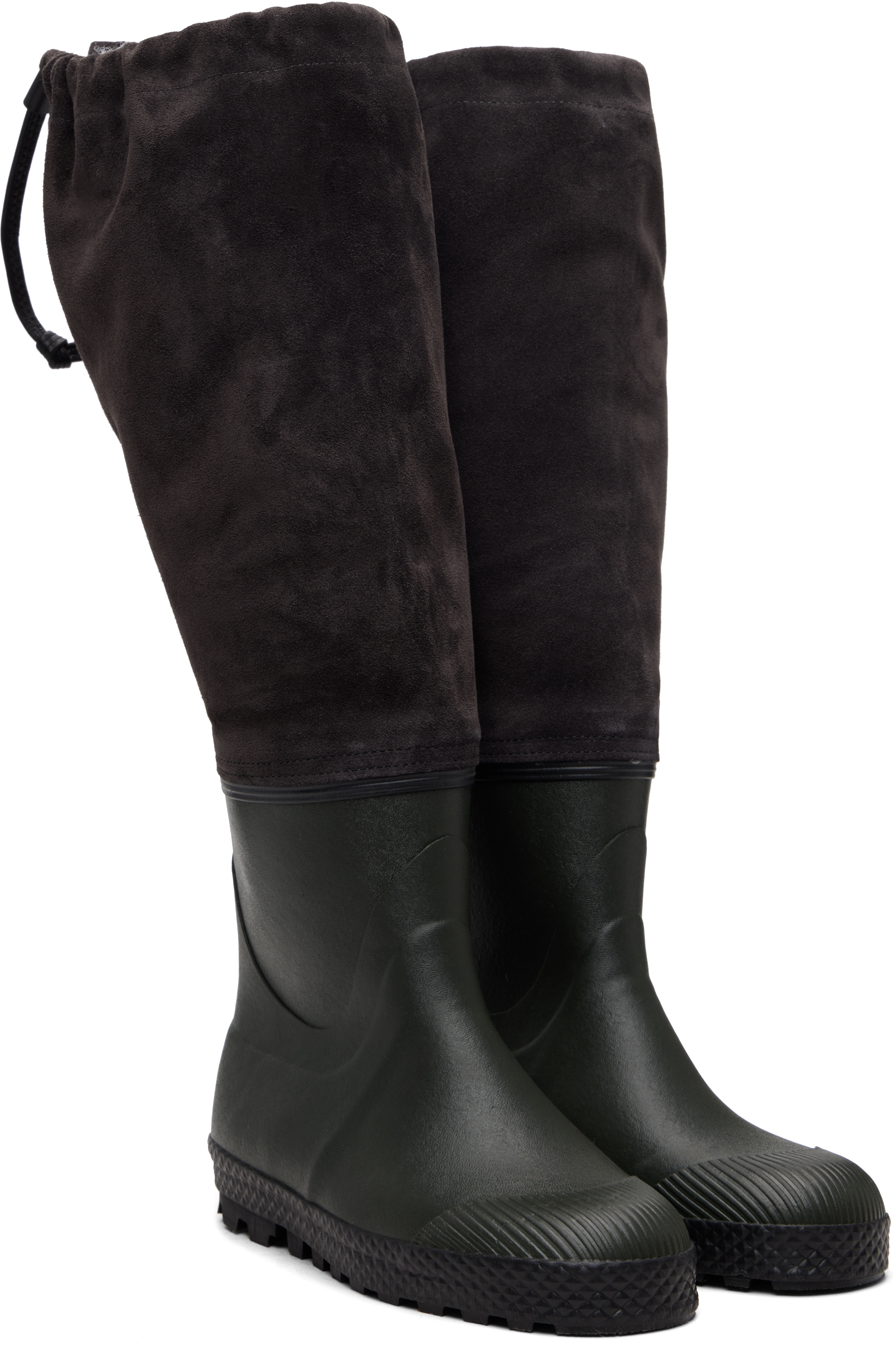 Rier Ssense Exclusive Brown Farmer Rain Boots