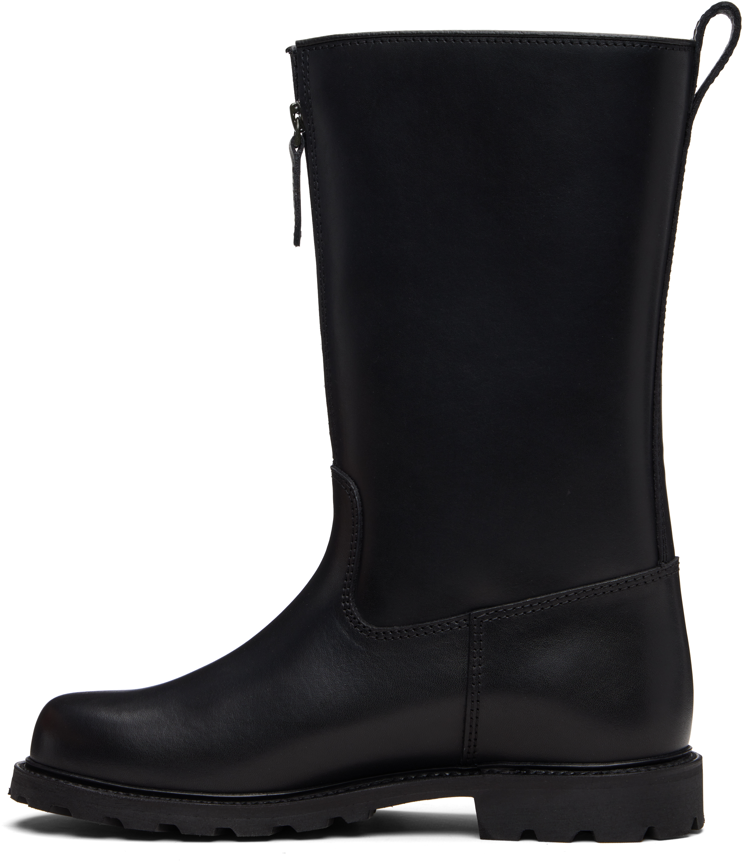 Rier Black Ludwig Reiter Edition Tractor Boots In Black