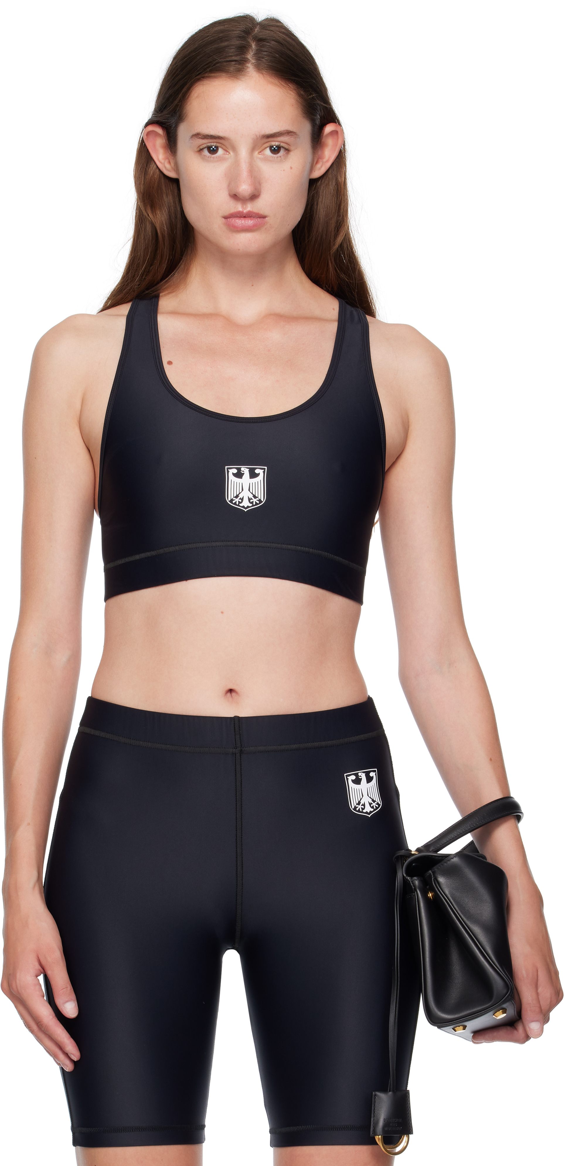Vetements Black Eagle Sport Bra In Blue