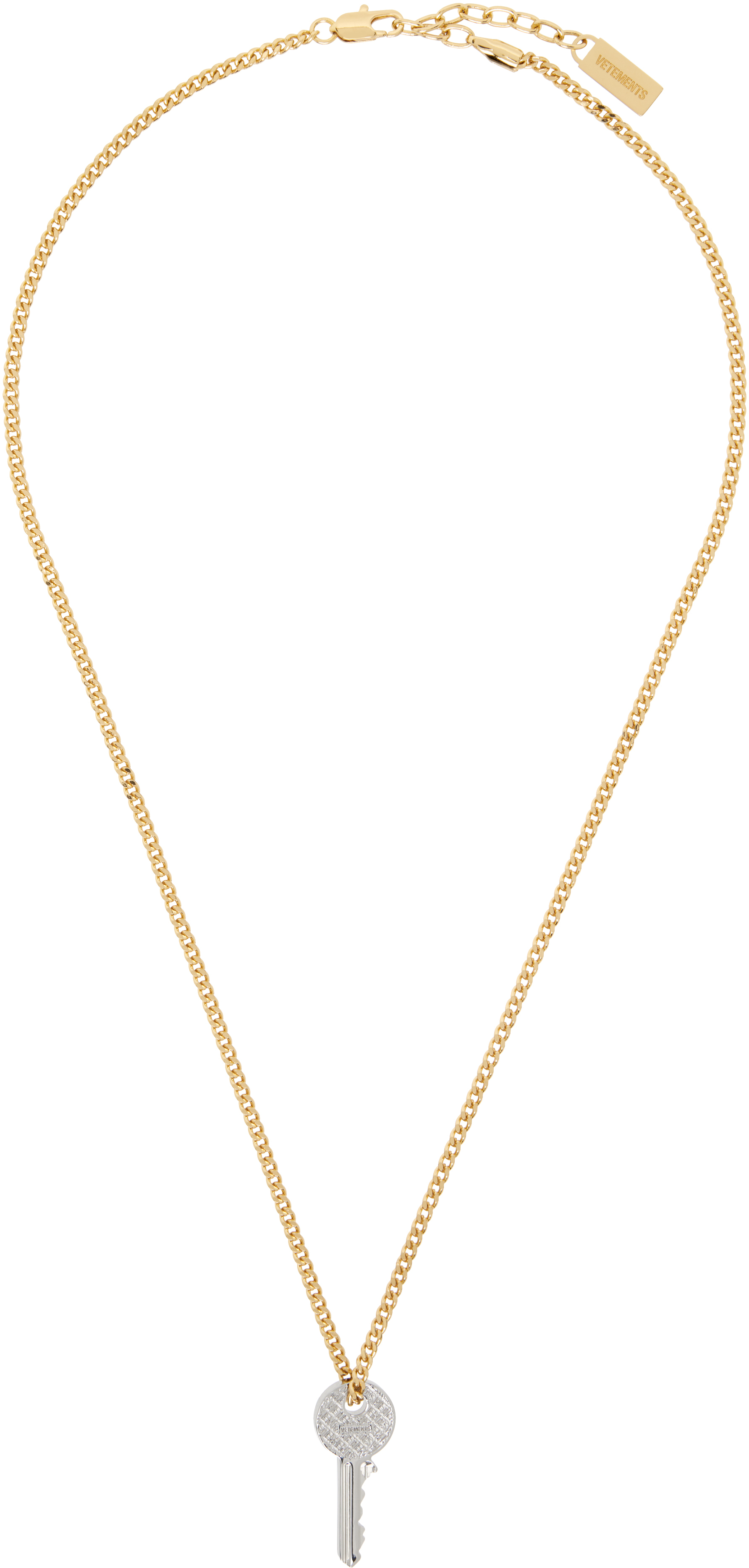 vetements ネックレス　キーチェーン VETEMENTS: Key Necklace | SSENSE