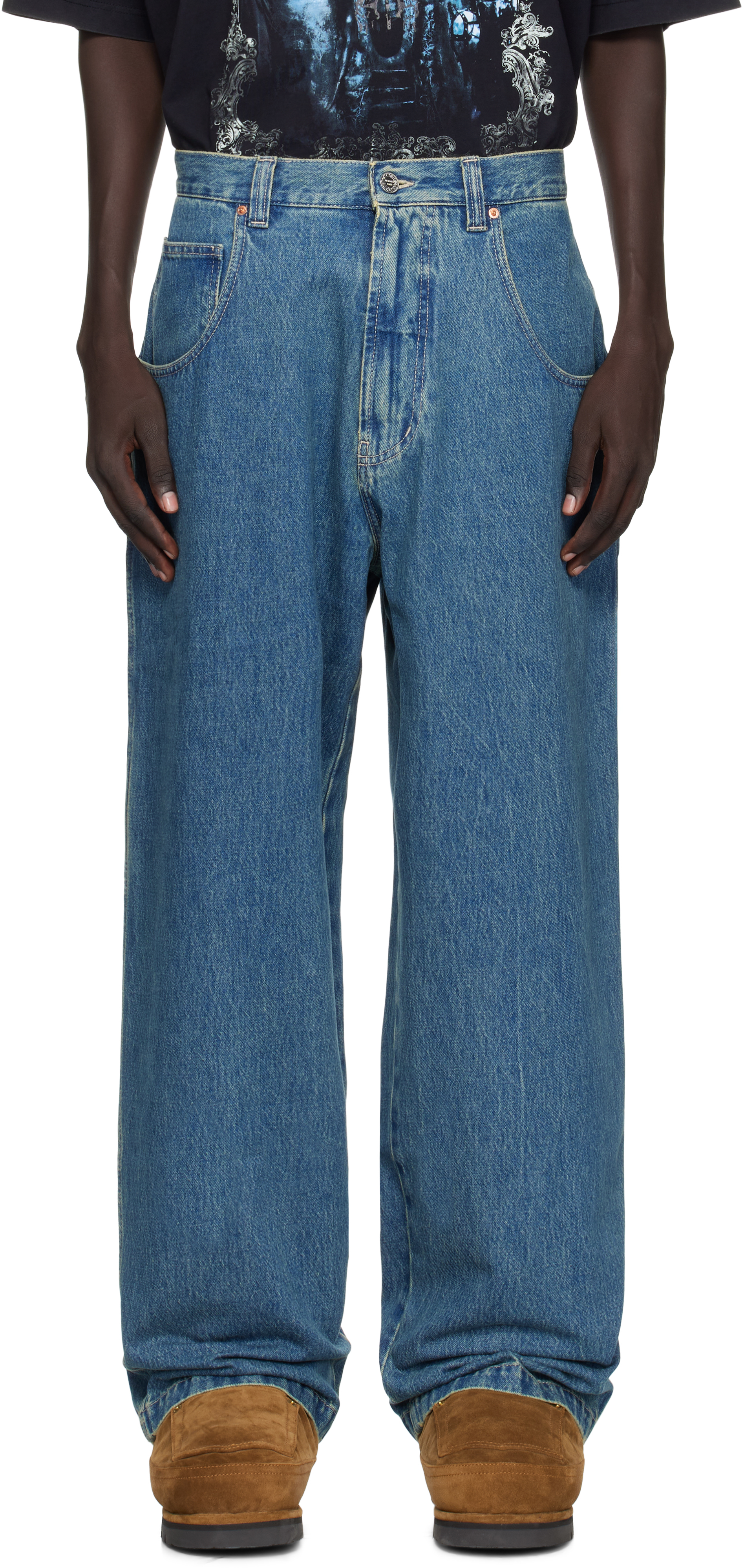 Blue Hip-Hop Jeans
