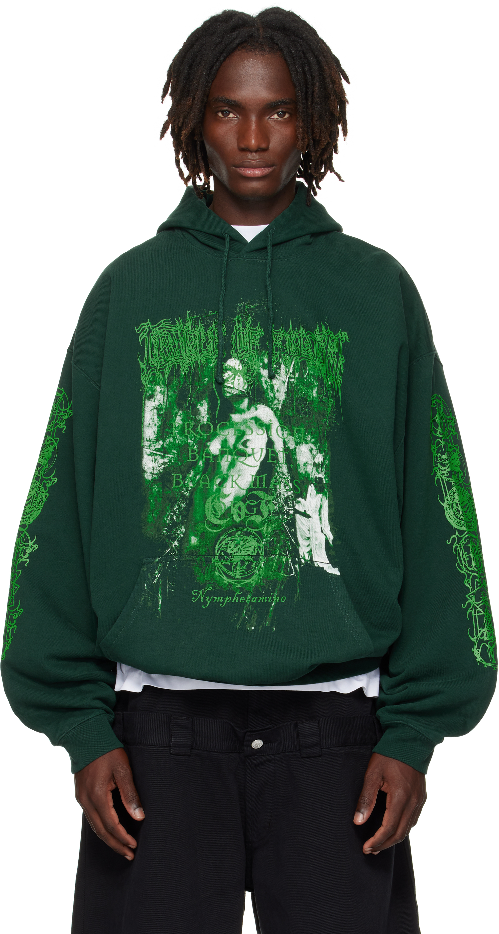 Green Cradle of Filth 'Nymphetamine' Oversized Hoodie