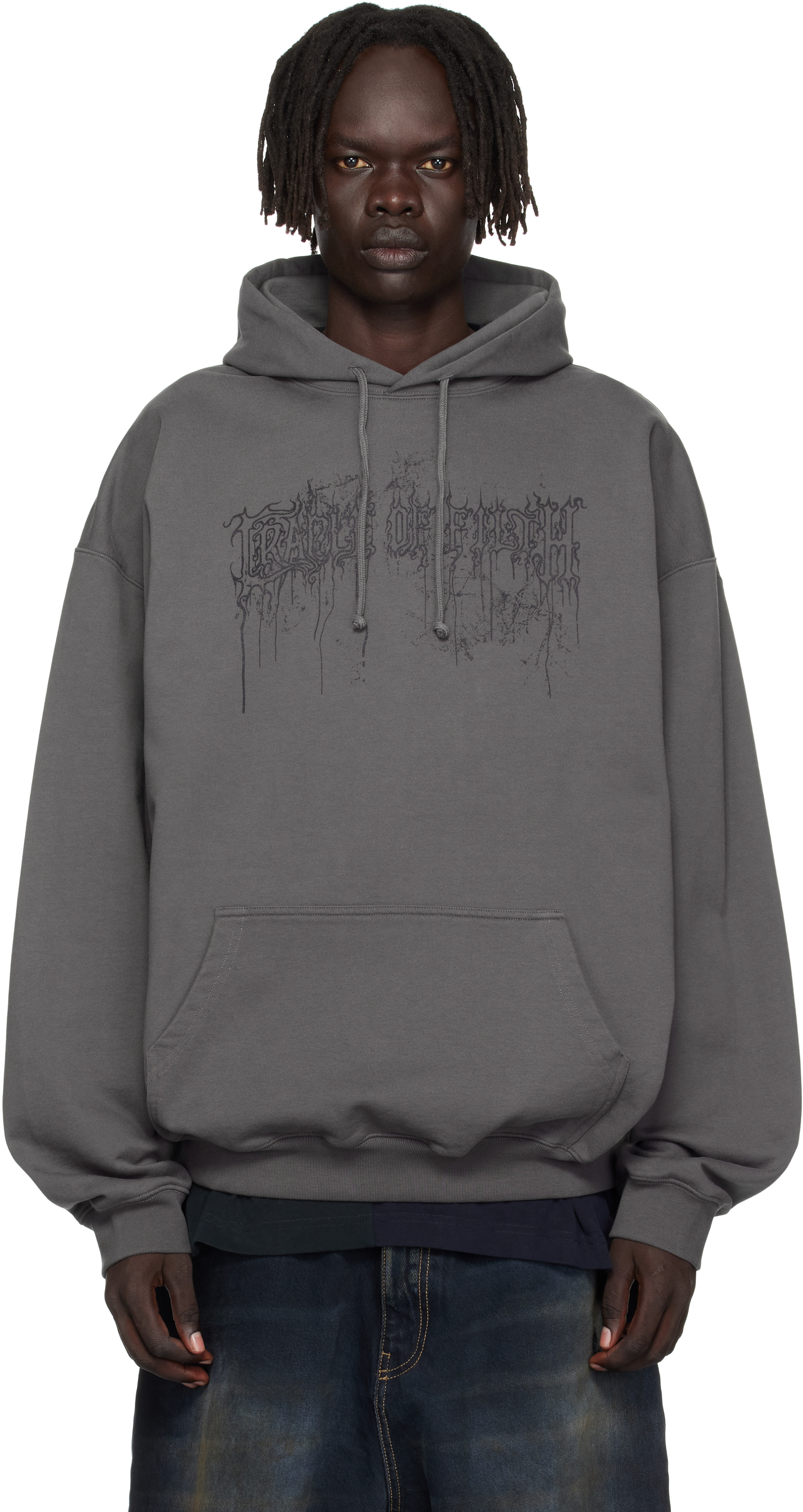 vetemens パッチワークフーディ vetements-gray-cradle-of-filth