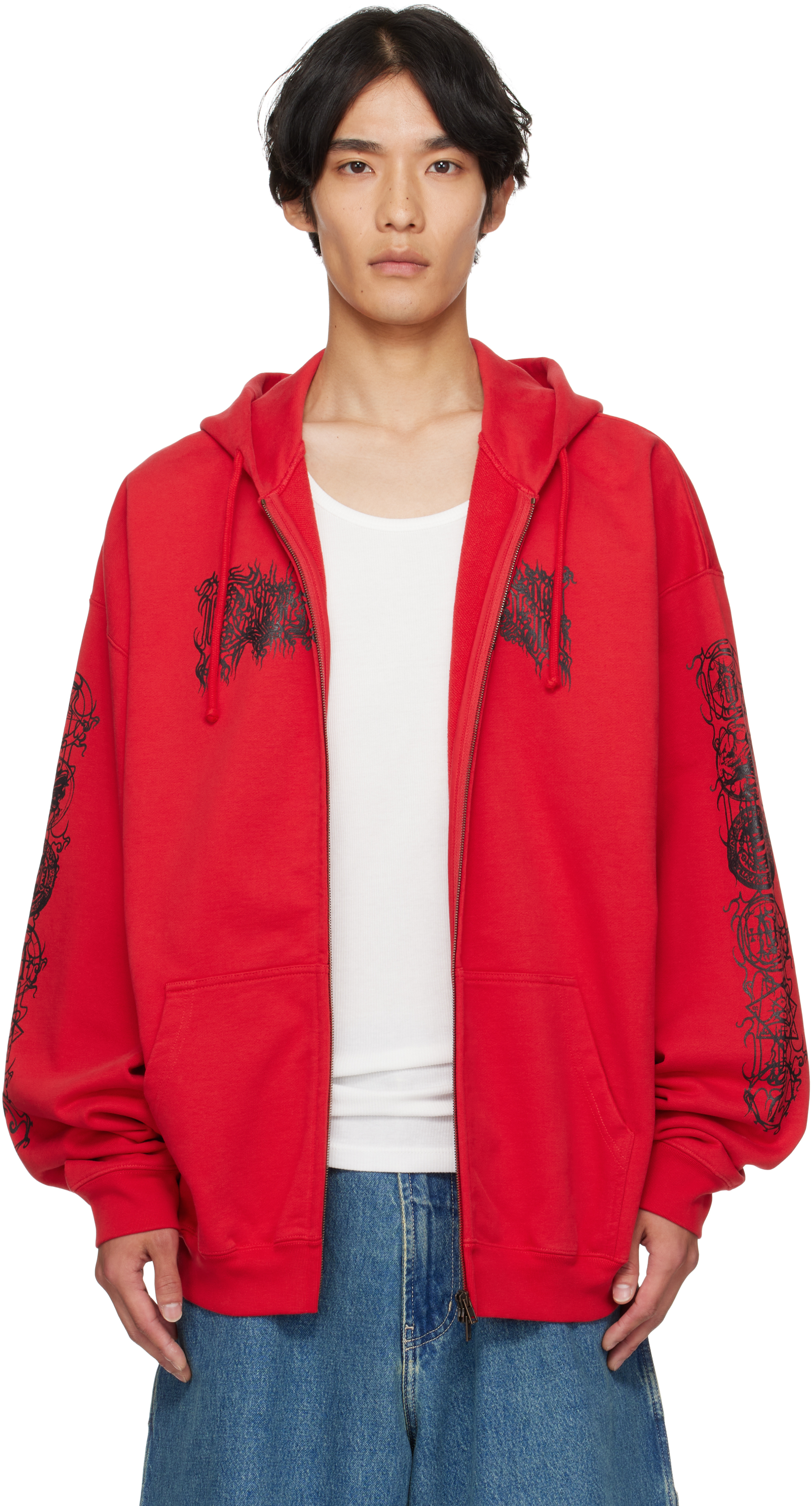 vetemens パッチワークフーディ vetements-gray-cradle-of-filth