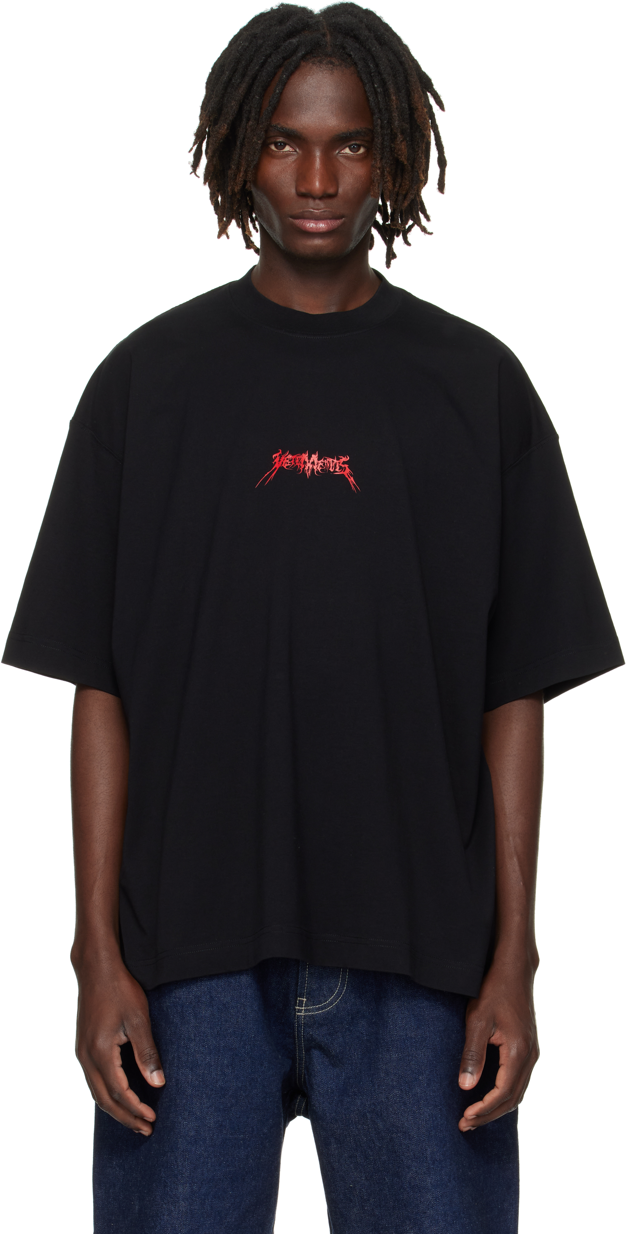 Black Metal Logo Regular T-shirt