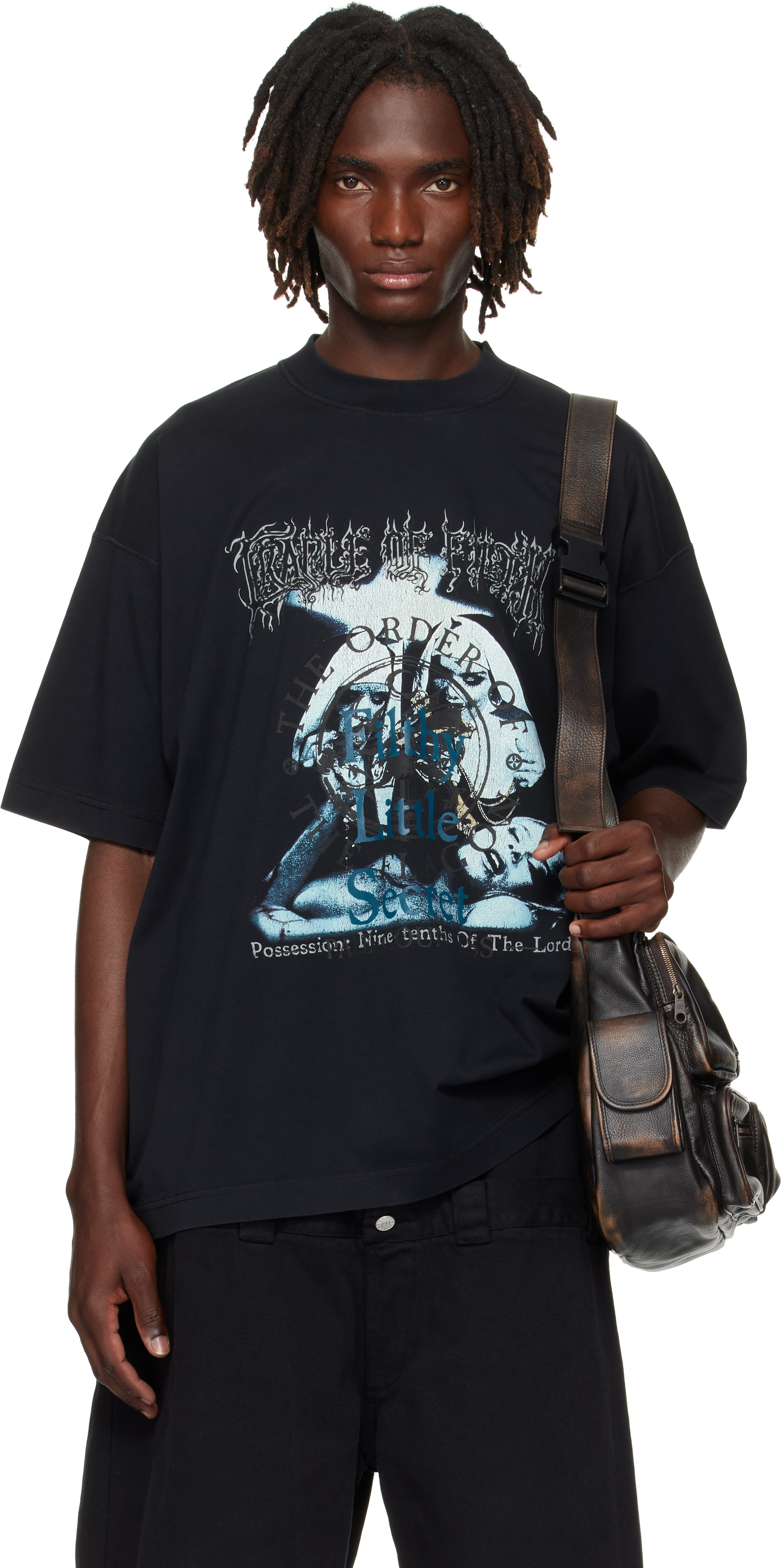 Black Cradle of Filth 'Filthy Secret' Oversized T-Shirt
