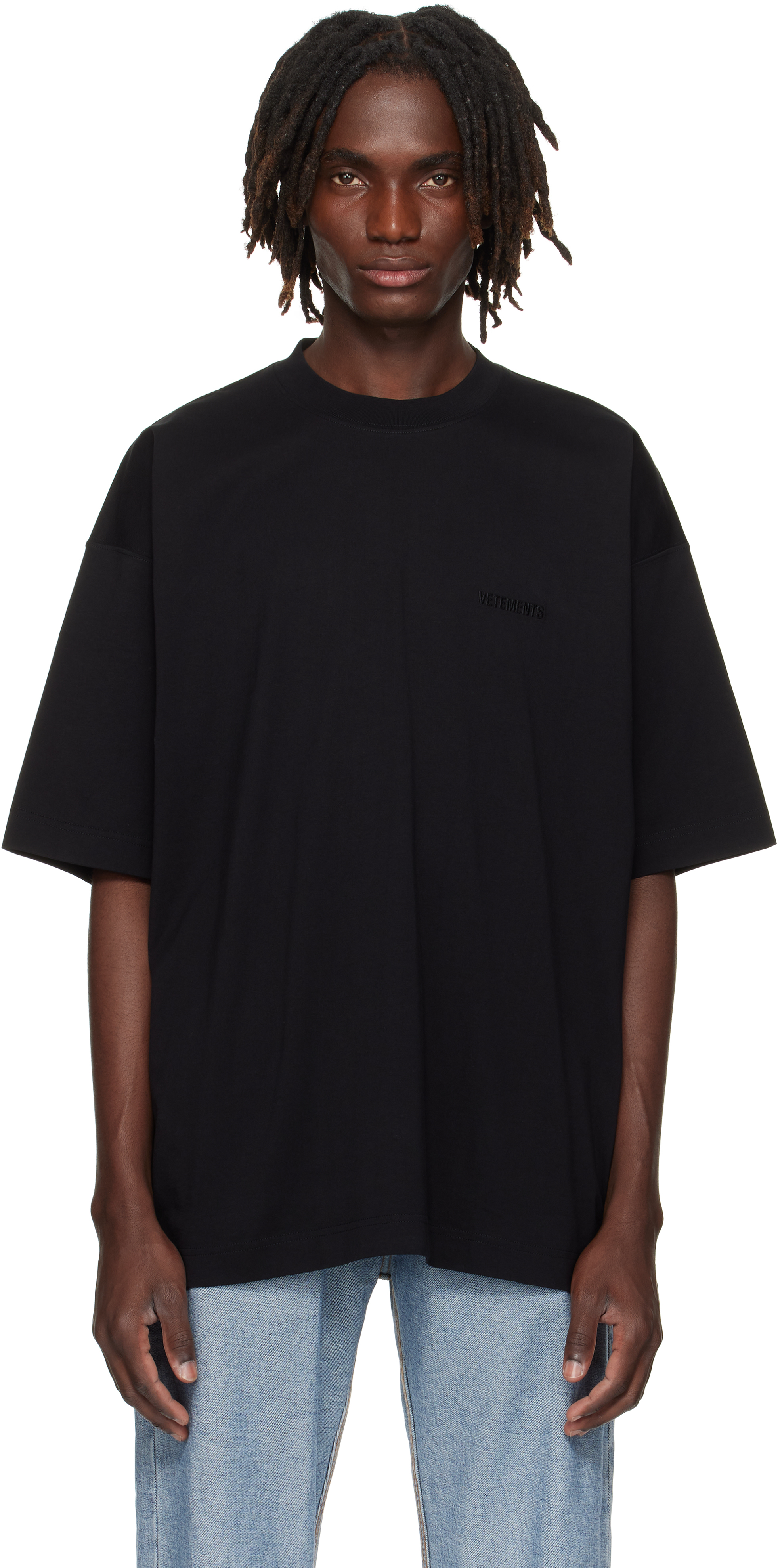 Black Logo Oversized T-shirt