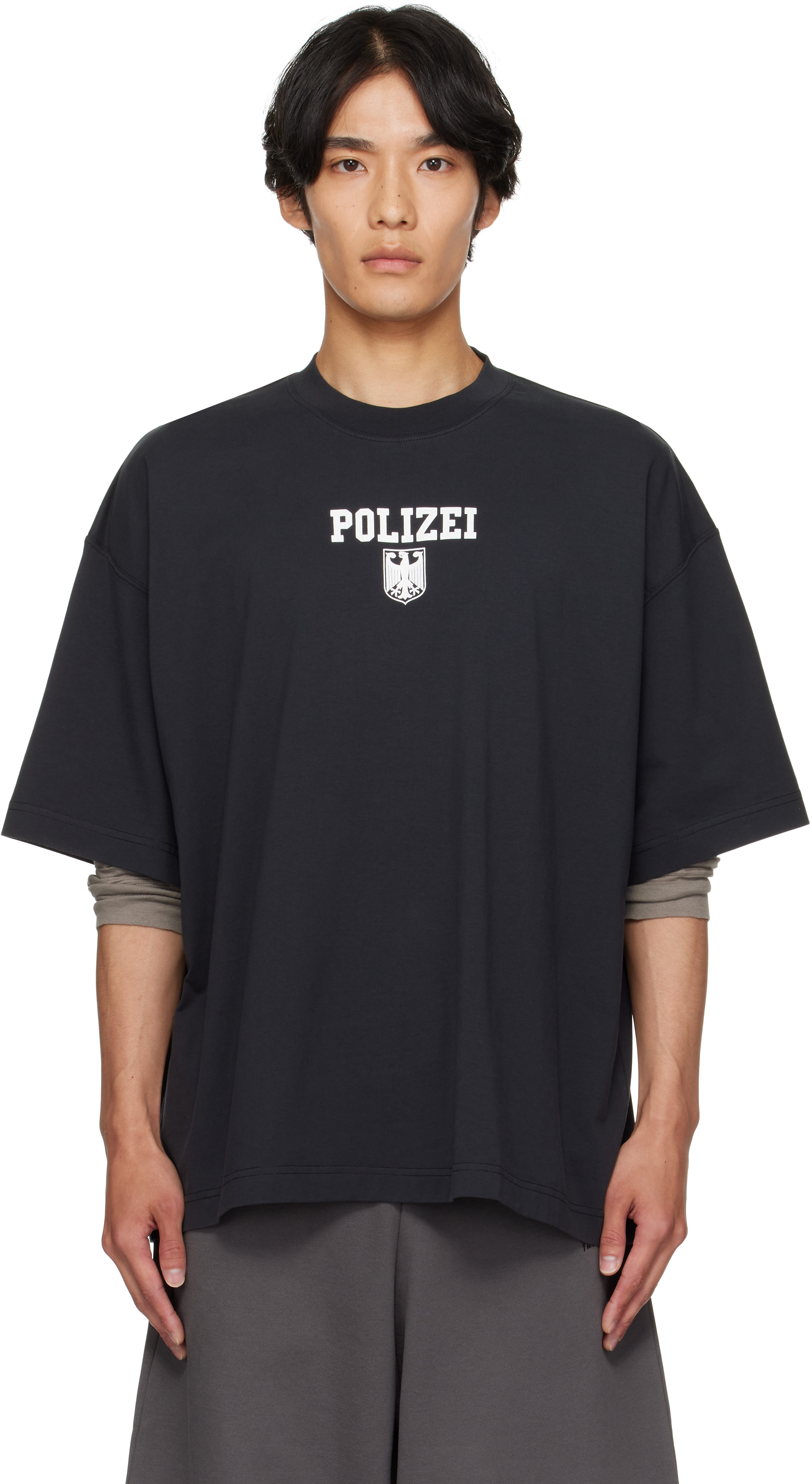 Vetements T-shirt With Print In Black